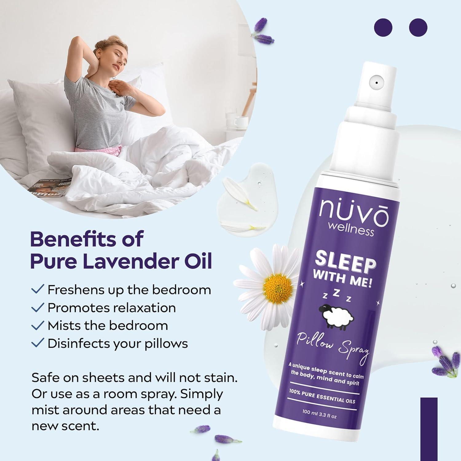 Spray para Dormir NUVO WELLNESS con Aceites Esenciales 113ml