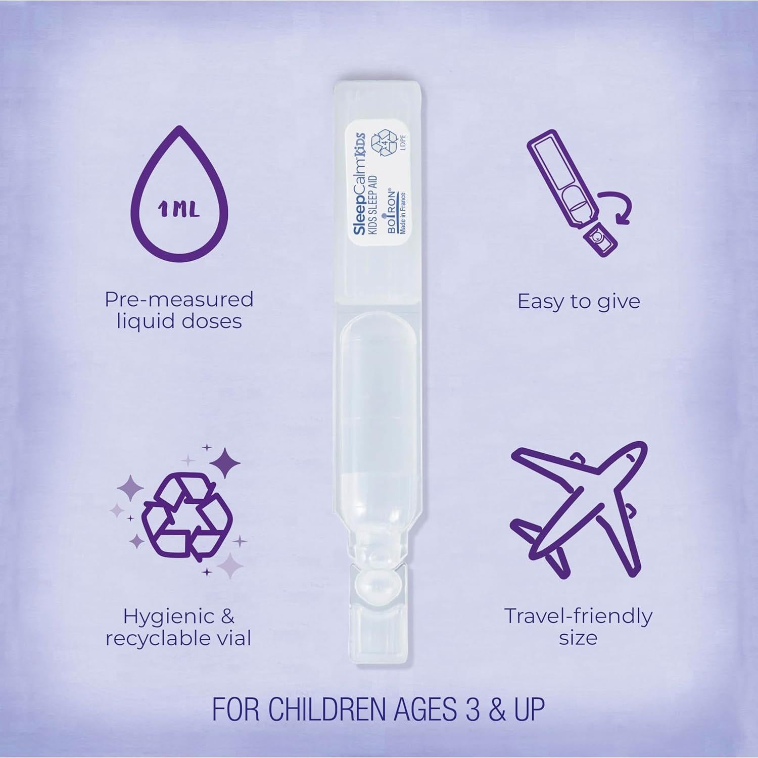 Boiron SleepCalm Niños 15 Dosis Líquidas Homeopáticas