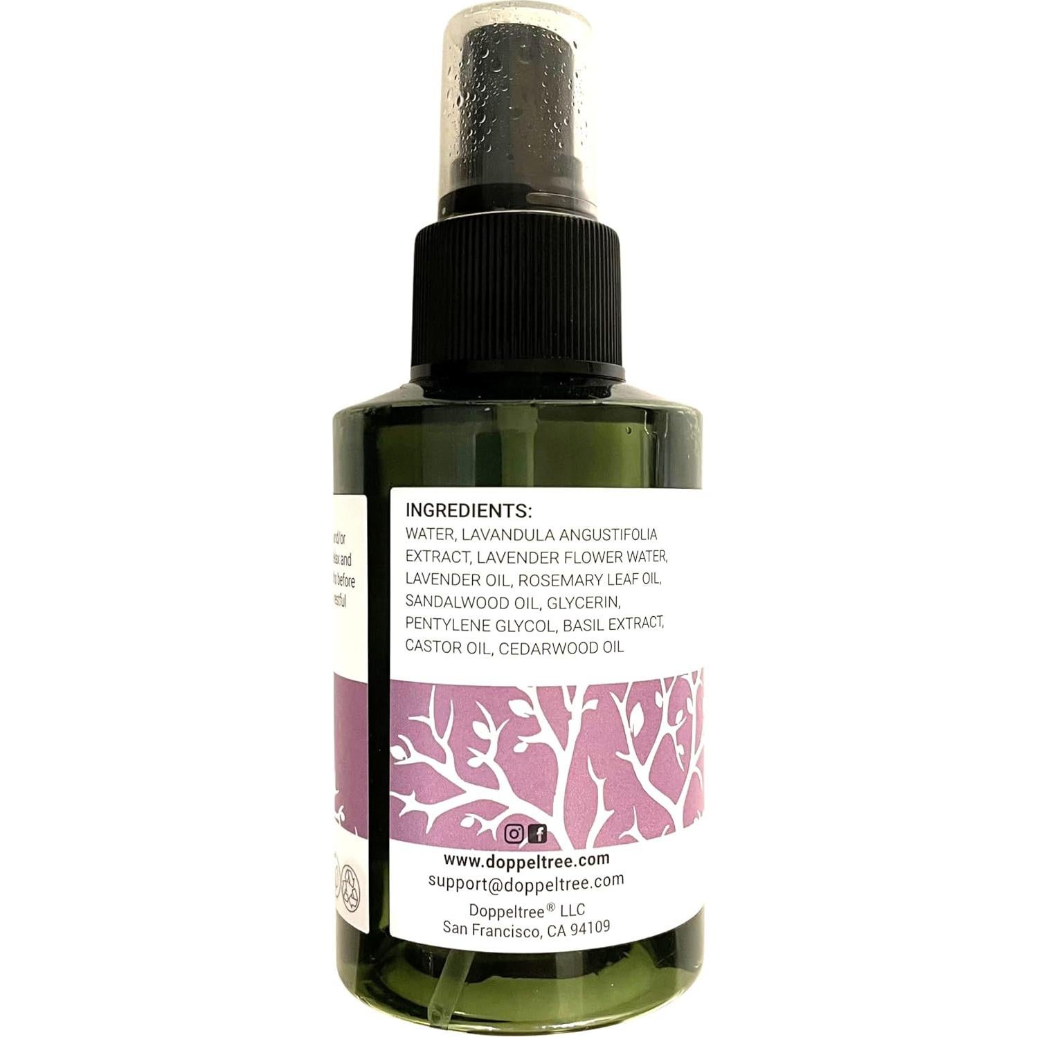 Spray de Almohada Natural Doppeltree - Aromaterapia Lavanda 139g