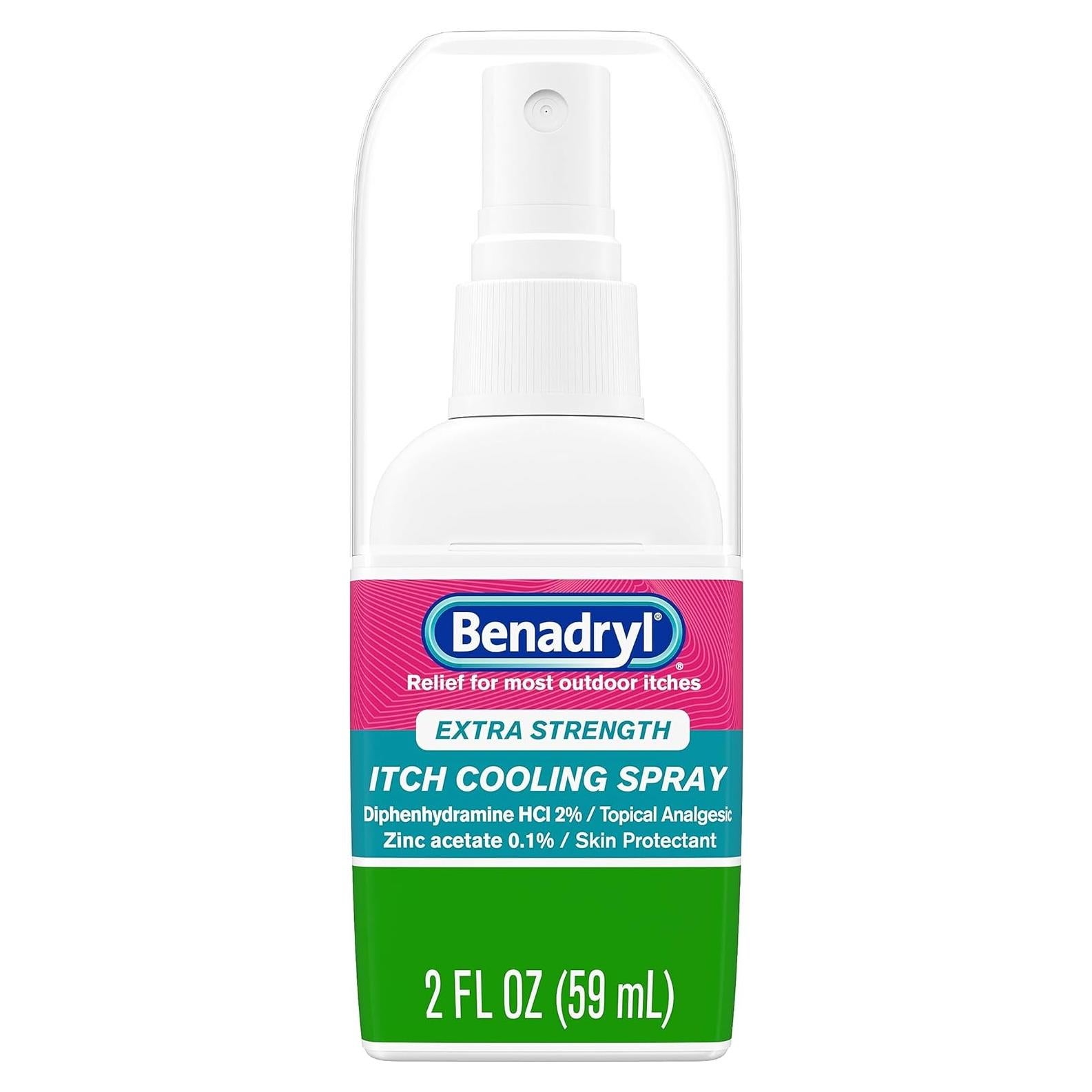 Benadryl Spray Refrescante para Picaduras 59 ml - Alivio Extra Fuerte