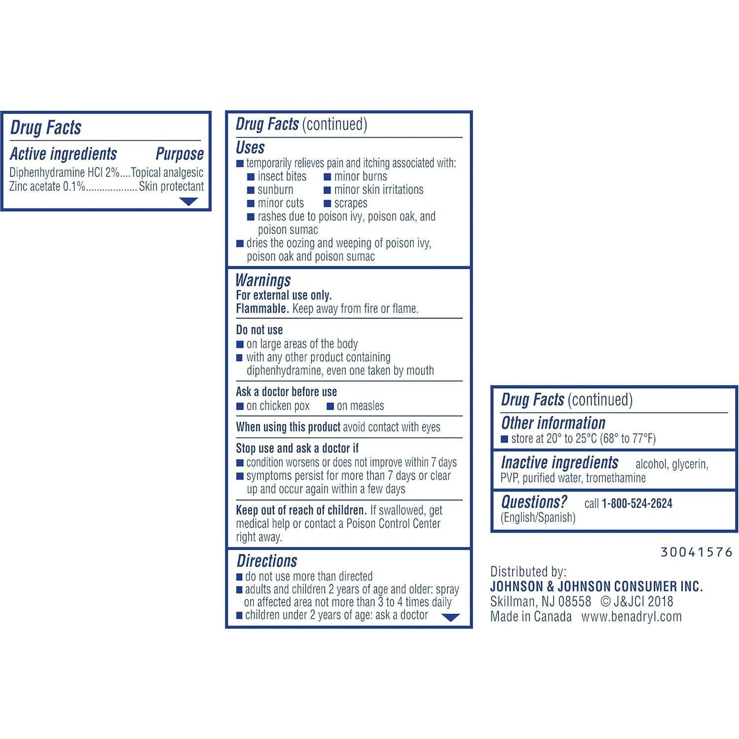 Benadryl Spray Refrescante para Picaduras 59 ml - Alivio Extra Fuerte