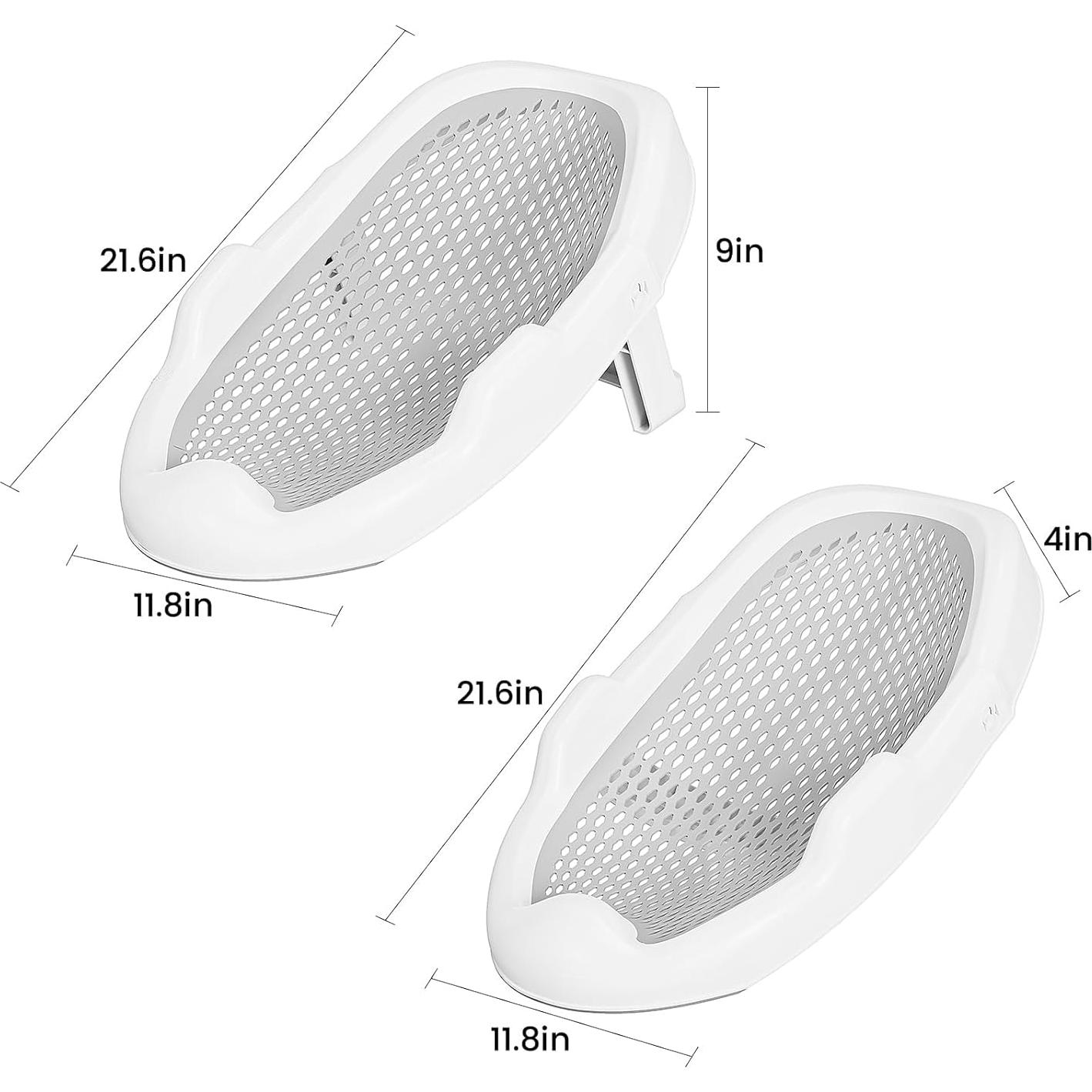 Bañera Plegable para Bebés SRGAFIX con Termómetro y Soporte