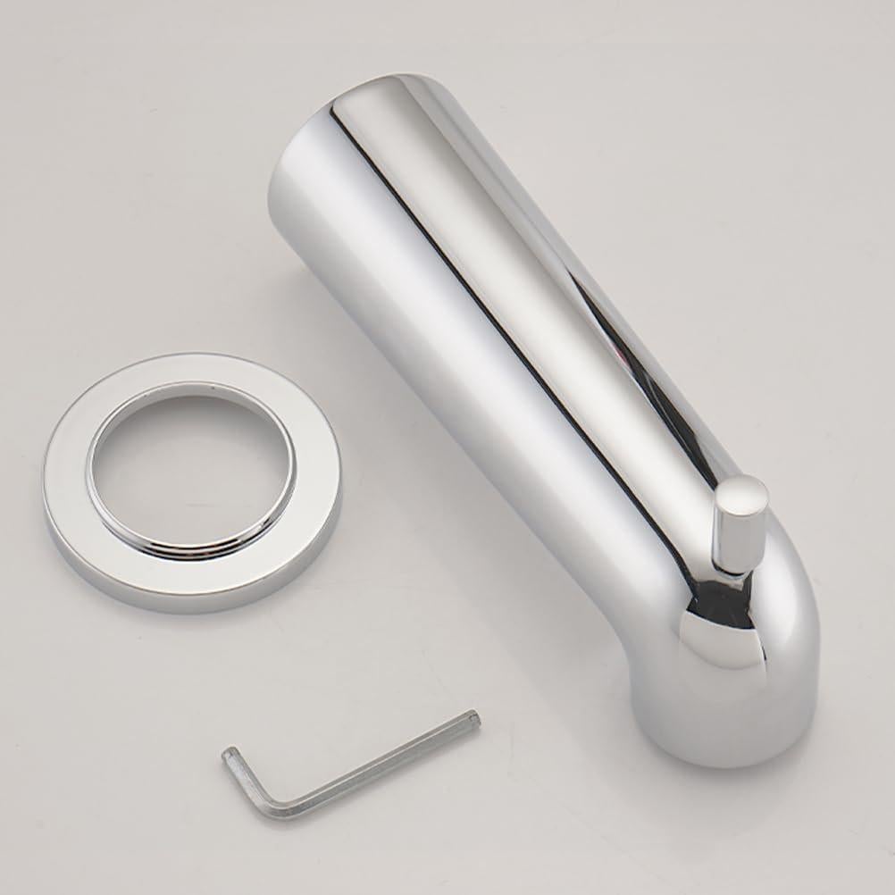 Grifo de bañera YASINU 7" con desvío, cromo, fácil instalación