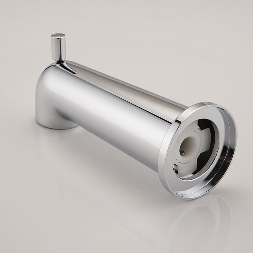 Grifo de bañera YASINU 7" con desvío, cromo, fácil instalación