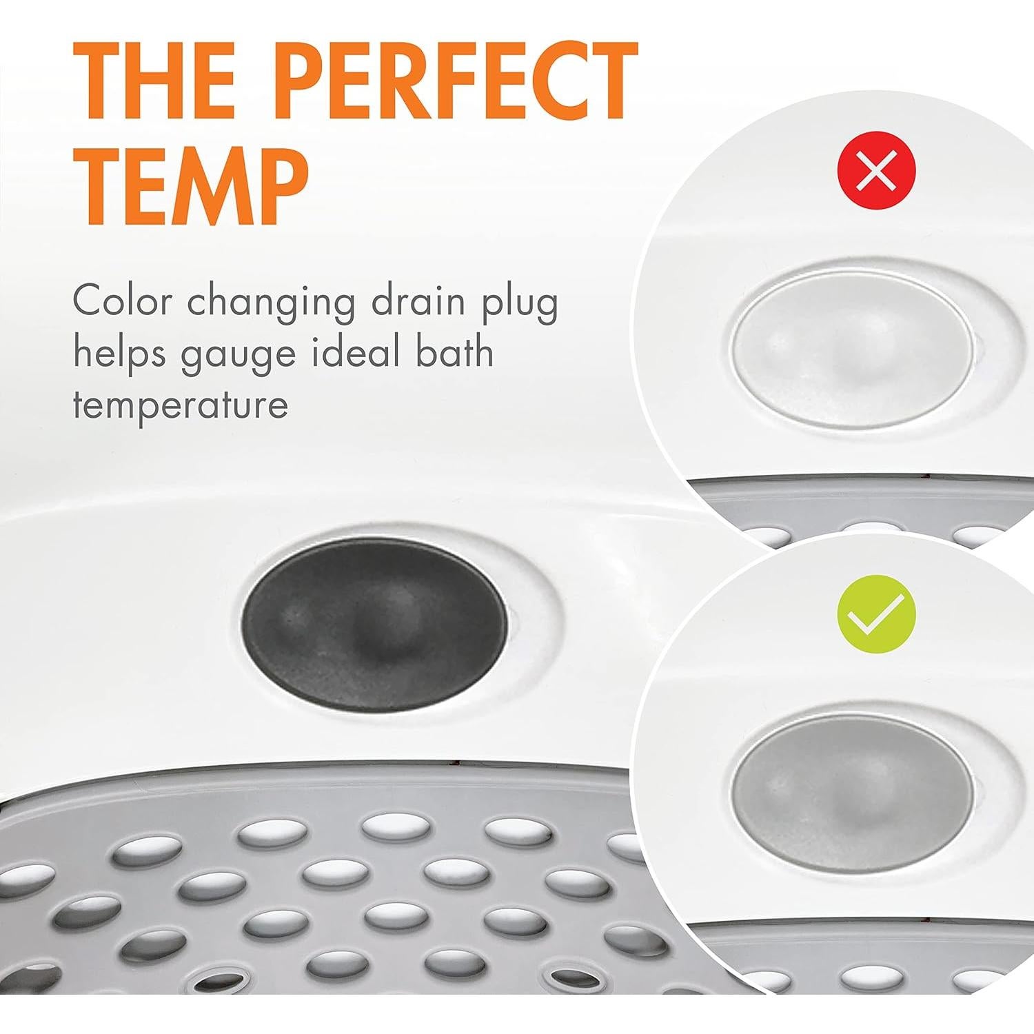 Boon Soak Bañera para Bebés 3 Etapas - Gris - 0 a 18 Meses