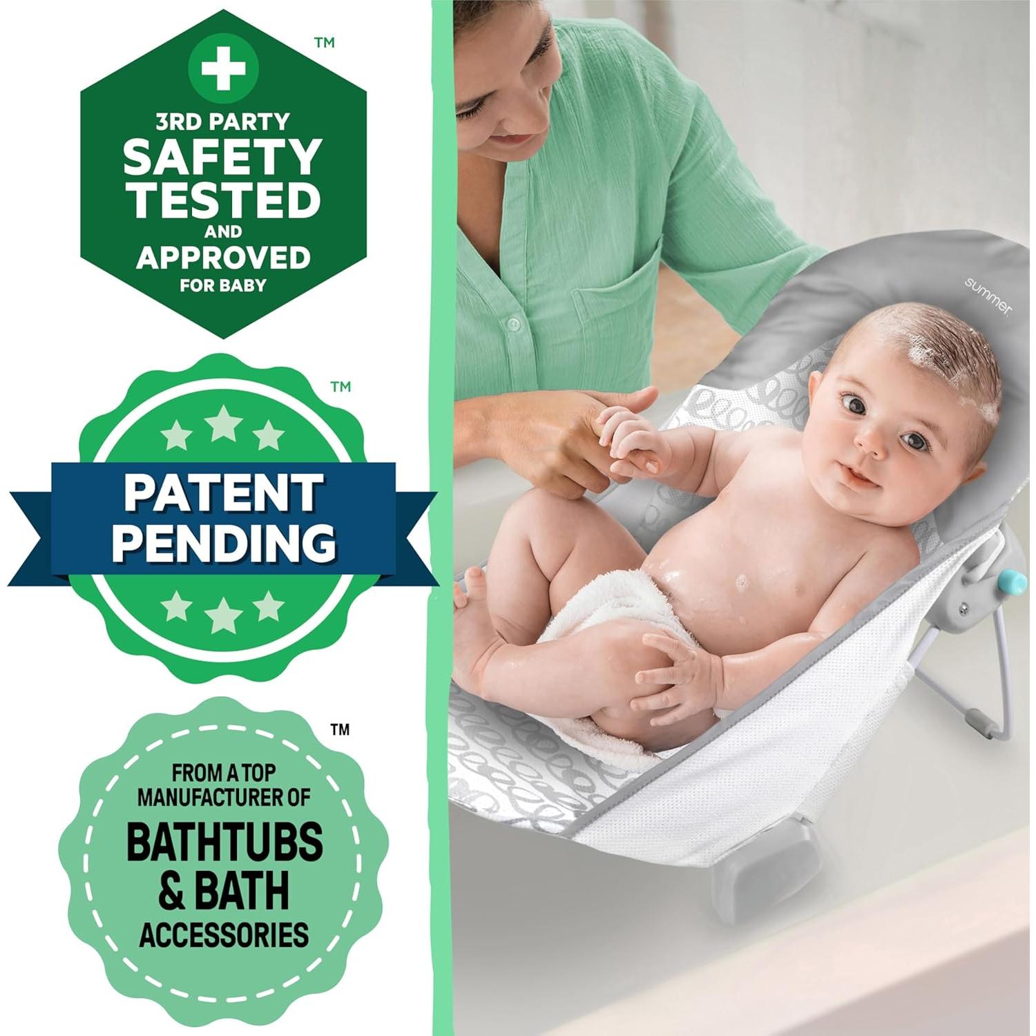 Asiento de Baño Ingenuity FoldAway 2 Posiciones para Bebés