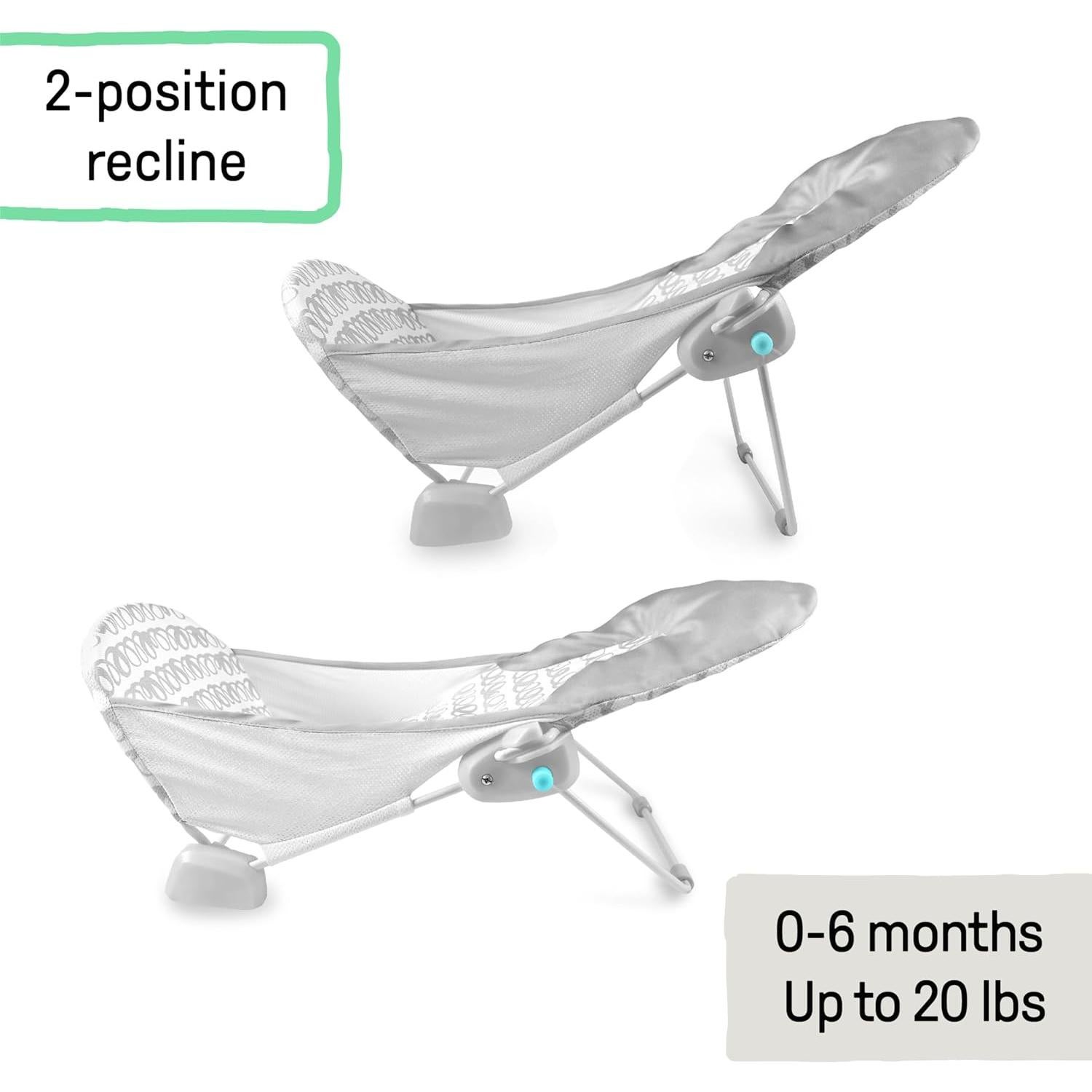 Asiento de Baño Ingenuity FoldAway 2 Posiciones para Bebés