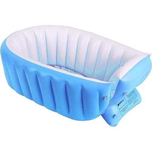 Bañera Inflable Plegable para Bebés Xin-Aly005 Azul 90x60cm
