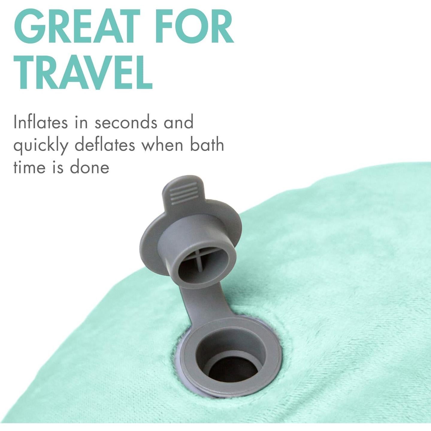 Bañera Inflable para Bebés Boon Puff Menta 0-6 Meses