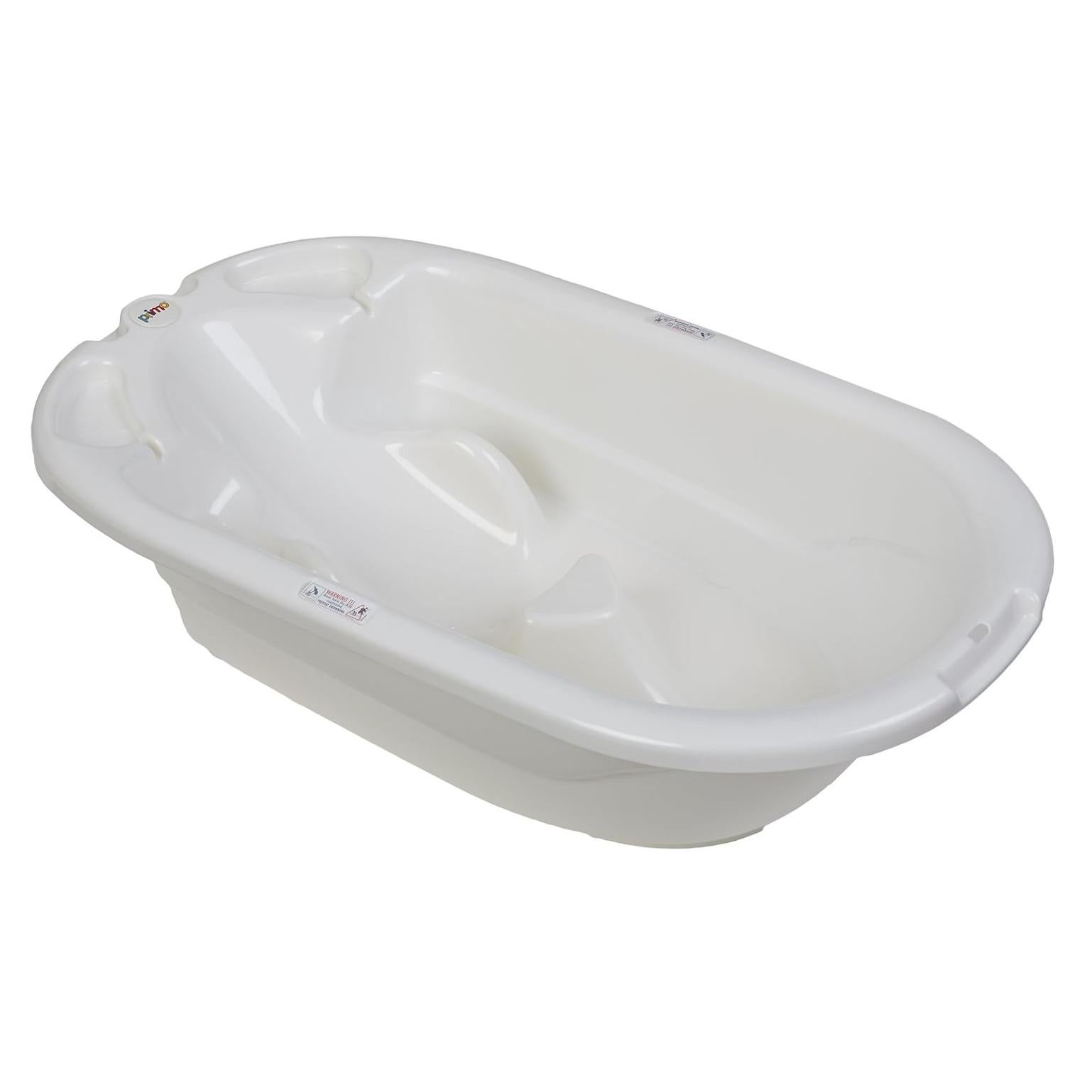 Bañera para Bebés EuroBath Primo 2 Etapas Blanca 91.44 cm