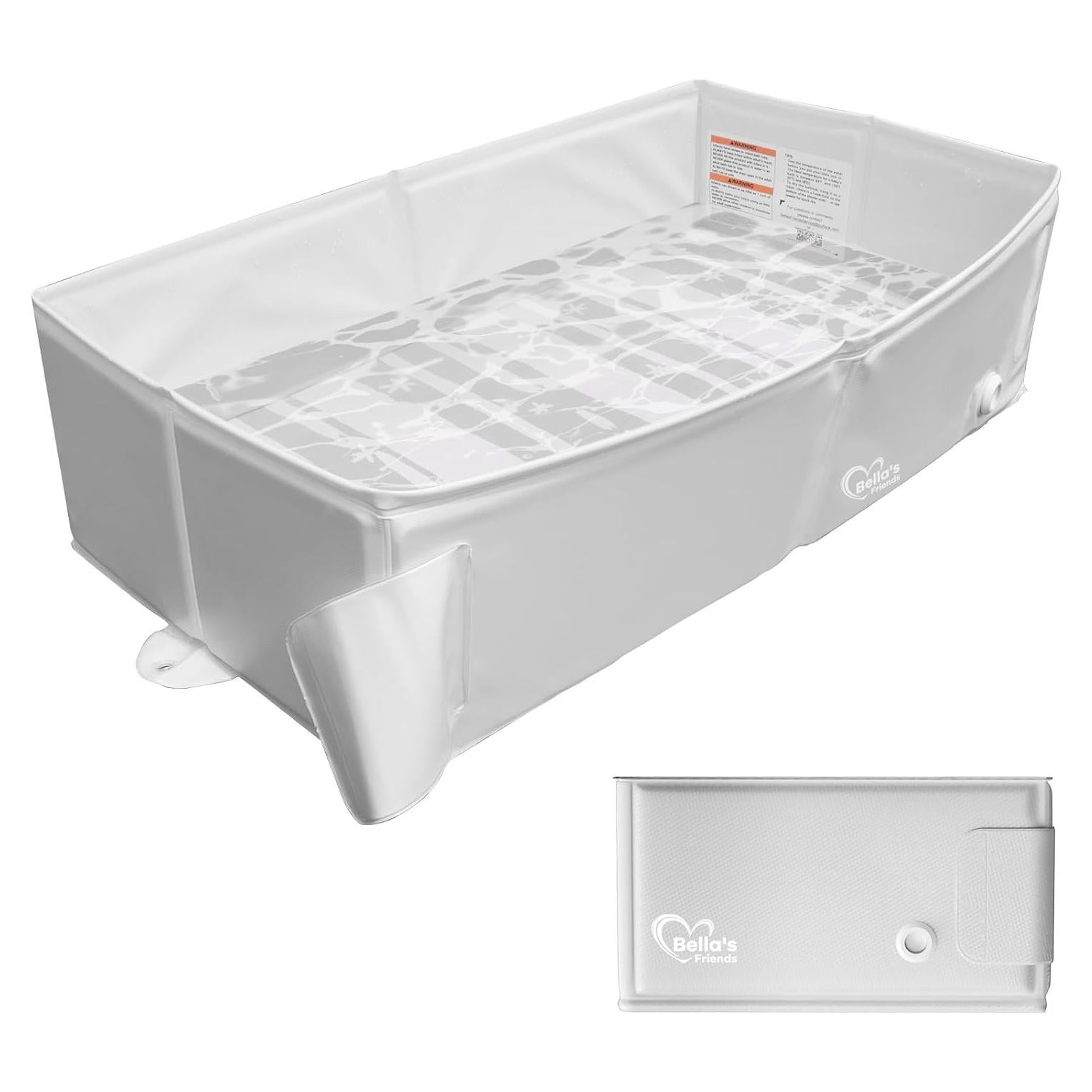 Bañera Plegable para Bebé Amigos de Bella - Gris, 1.1 kg