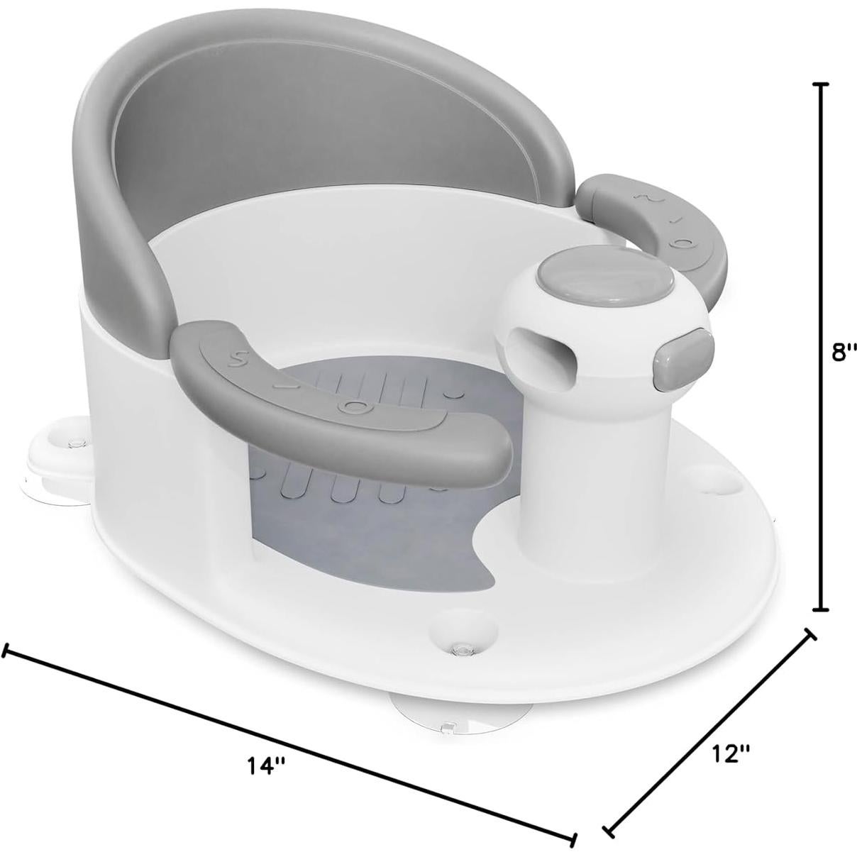 Asiento de Baño para Bebés Bebeleh USA - Gris, 6 meses+