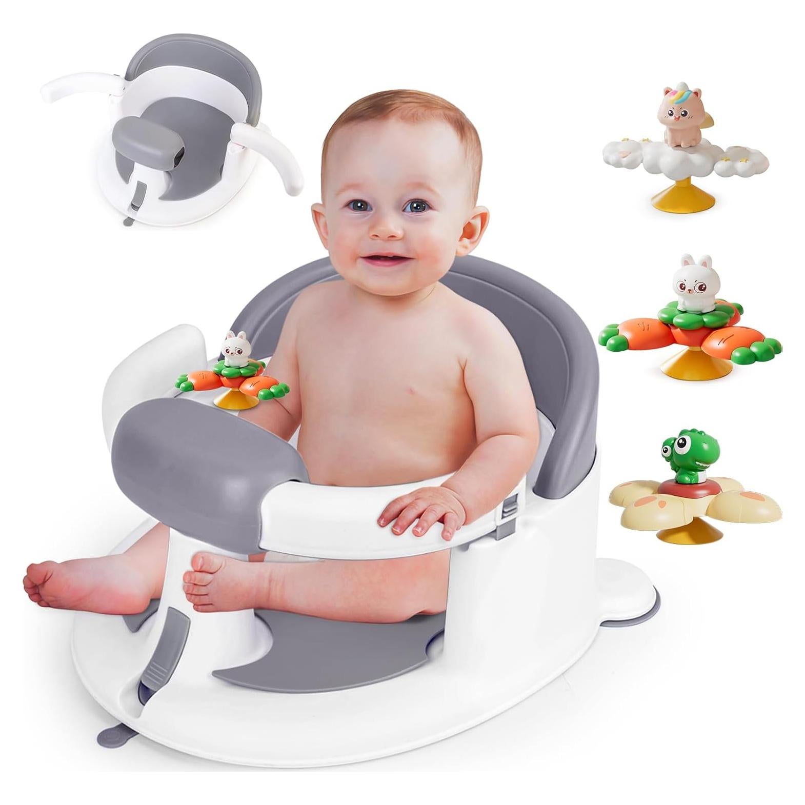 Asiento de Baño Antideslizante para Bebés Mostop con Juguetes