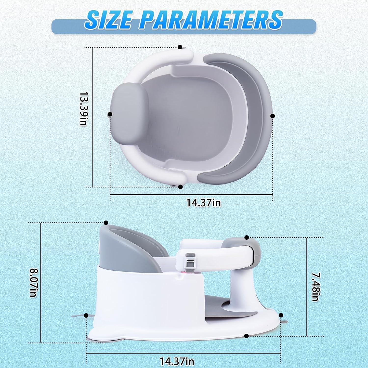 Asiento de Baño Antideslizante para Bebés Mostop con Juguetes