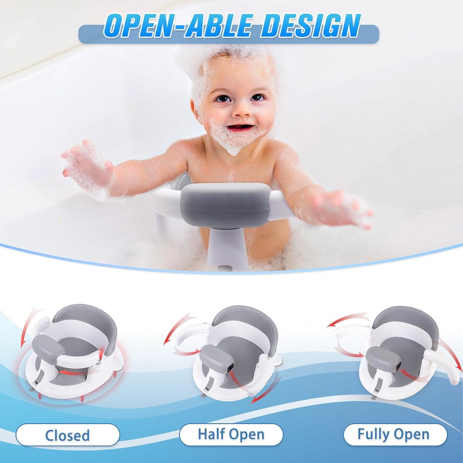 Asiento de Baño Antideslizante para Bebés Mostop con Juguetes