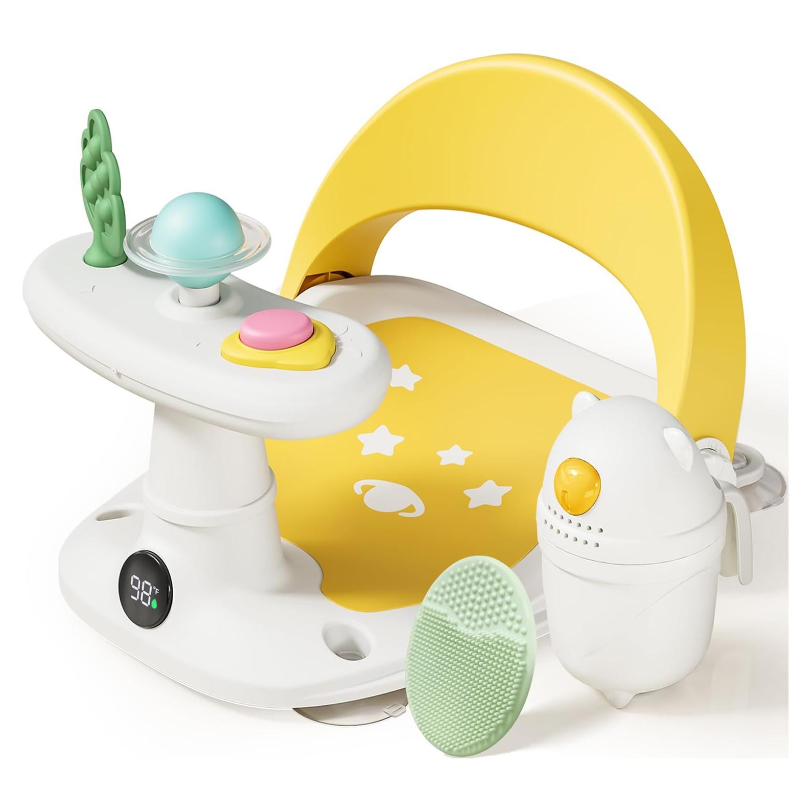Asiento de Baño Antideslizante Babygreat para Bebés Amarillo