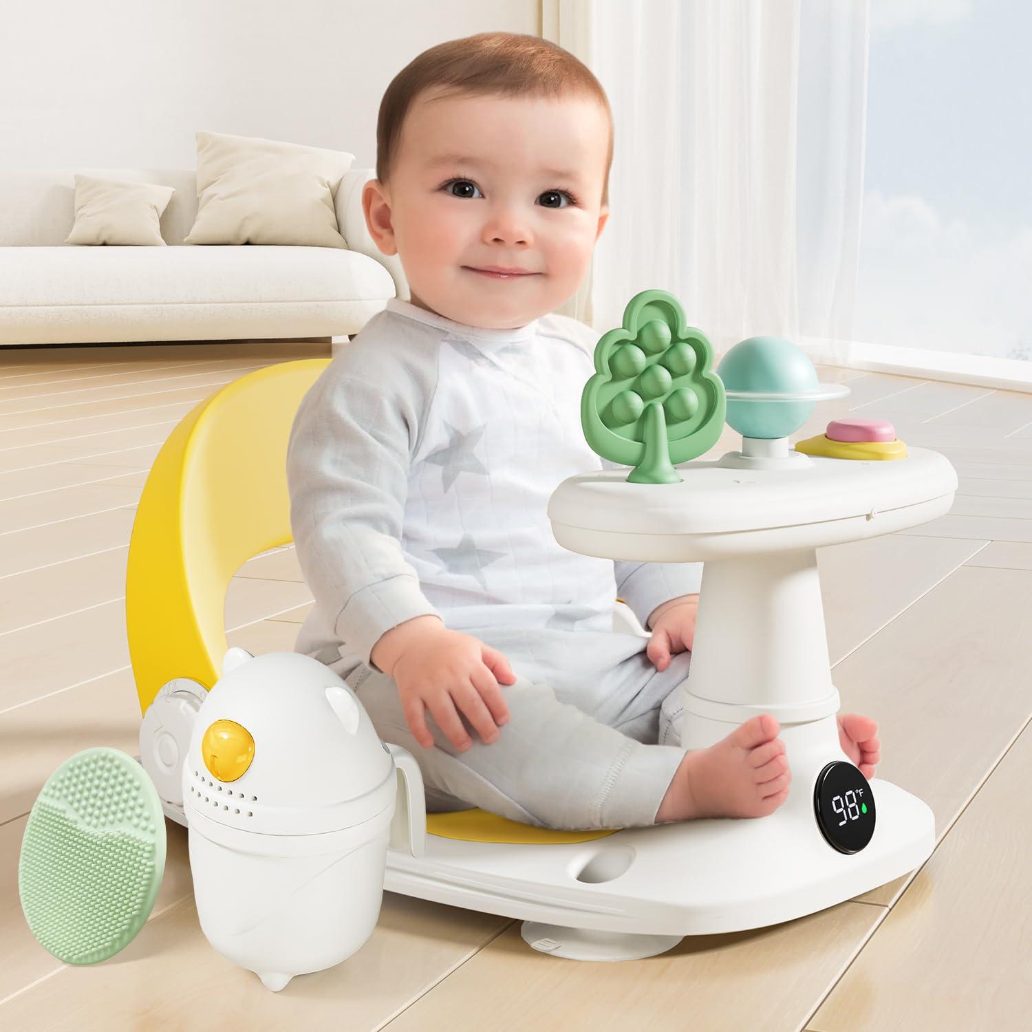 Asiento de Baño Antideslizante Babygreat para Bebés Amarillo