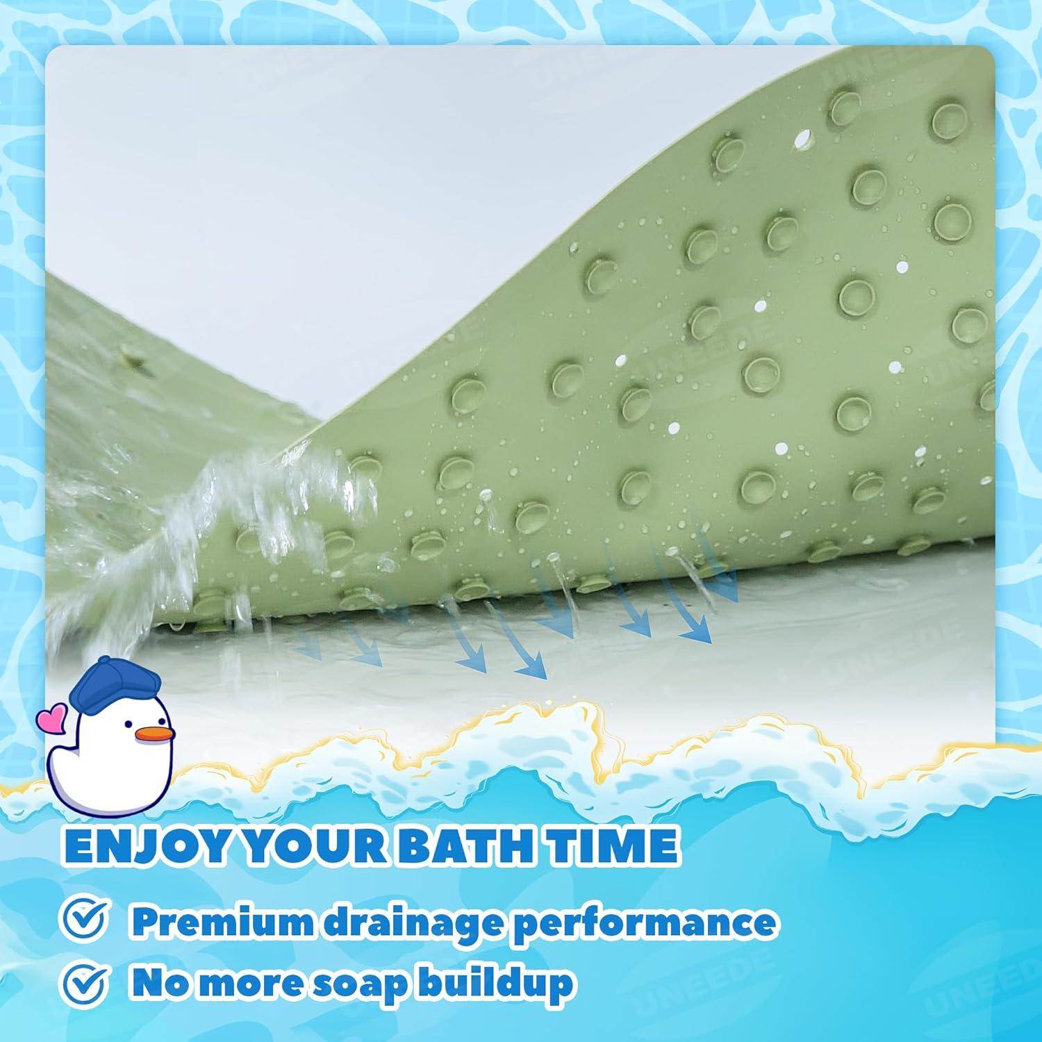 Alfombrilla Antideslizante para Baño UNEEDE Rana Verde 76.2x45.7cm