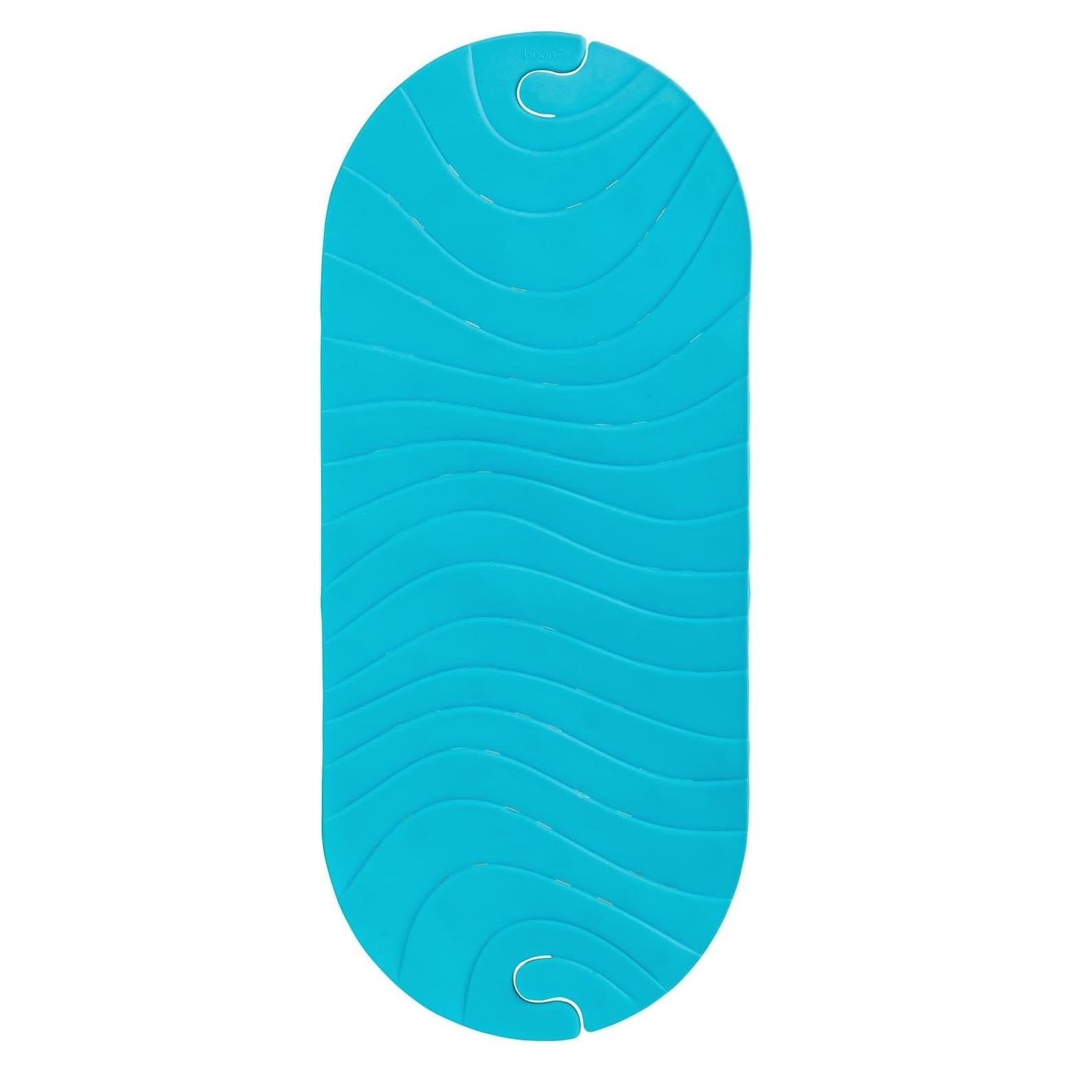 Alfombrilla de Baño Antideslizante Boon B11192 Ripple Azul 92.7x40.1cm