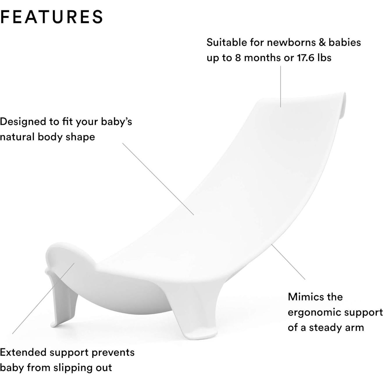 Soporte para Recién Nacidos Stokke Flexi Bath Blanco - Hasta 8 meses