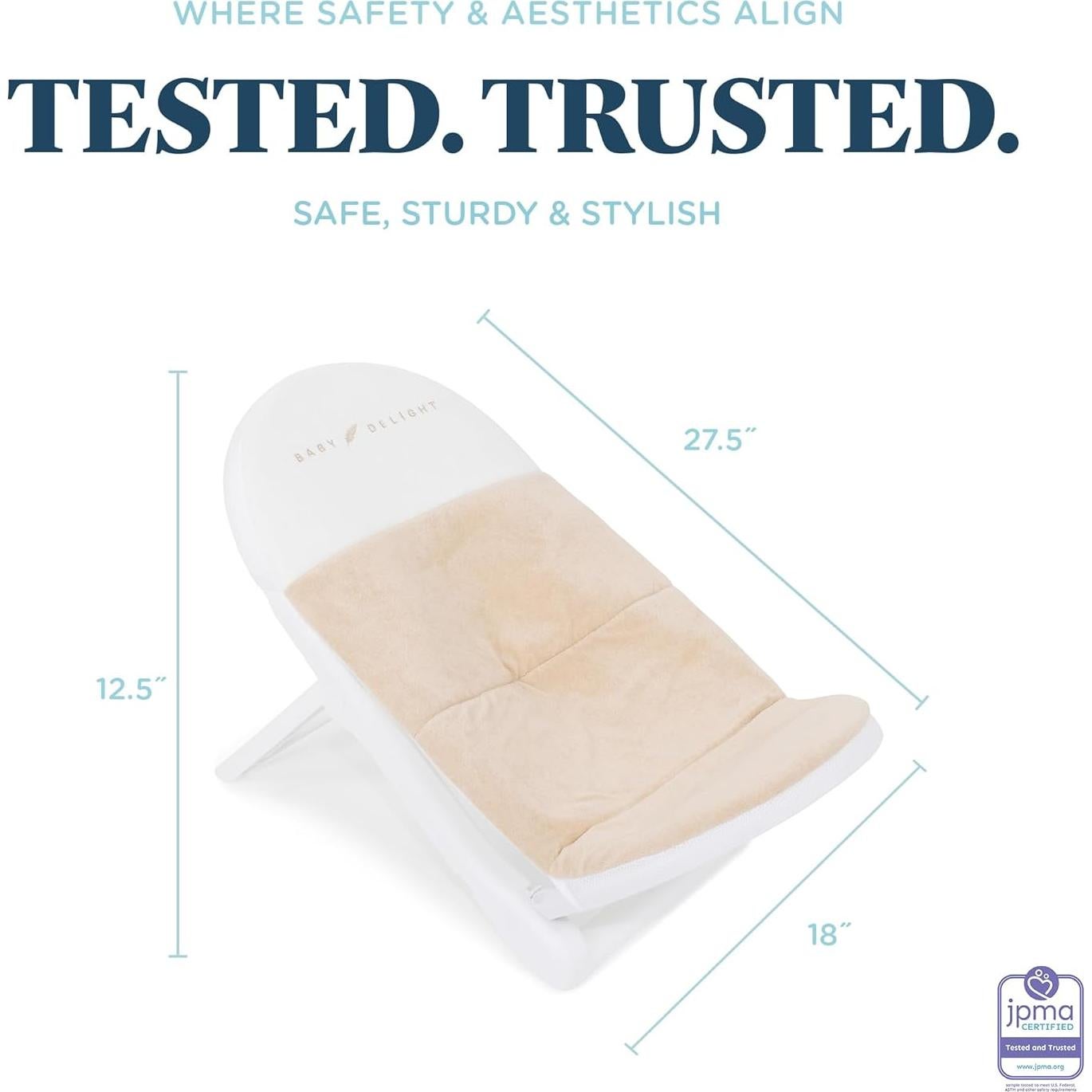 Asiento de Baño para Bebés Nube Premium Orgánico 100% Algodón