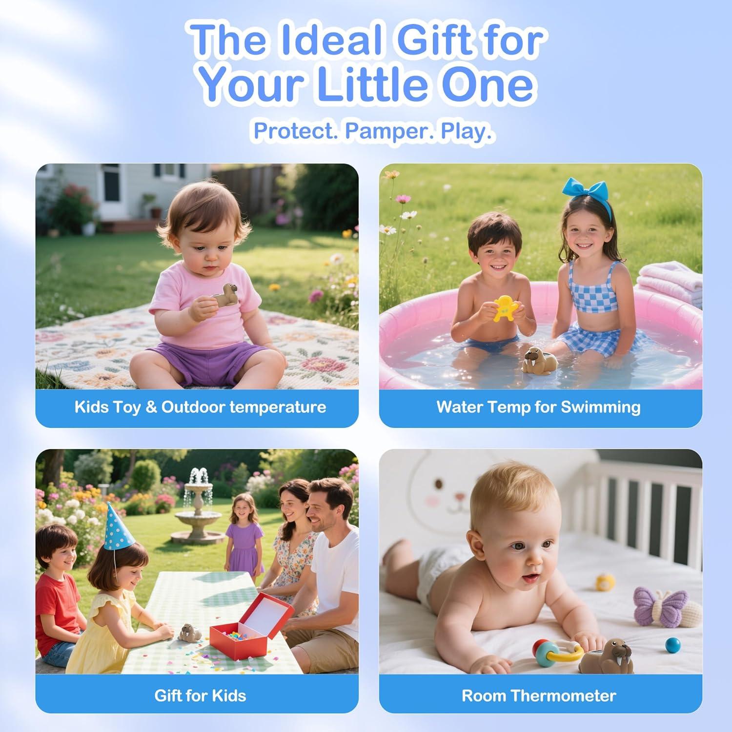 Termómetro de baño Doli Yearning para bebés LCD digital