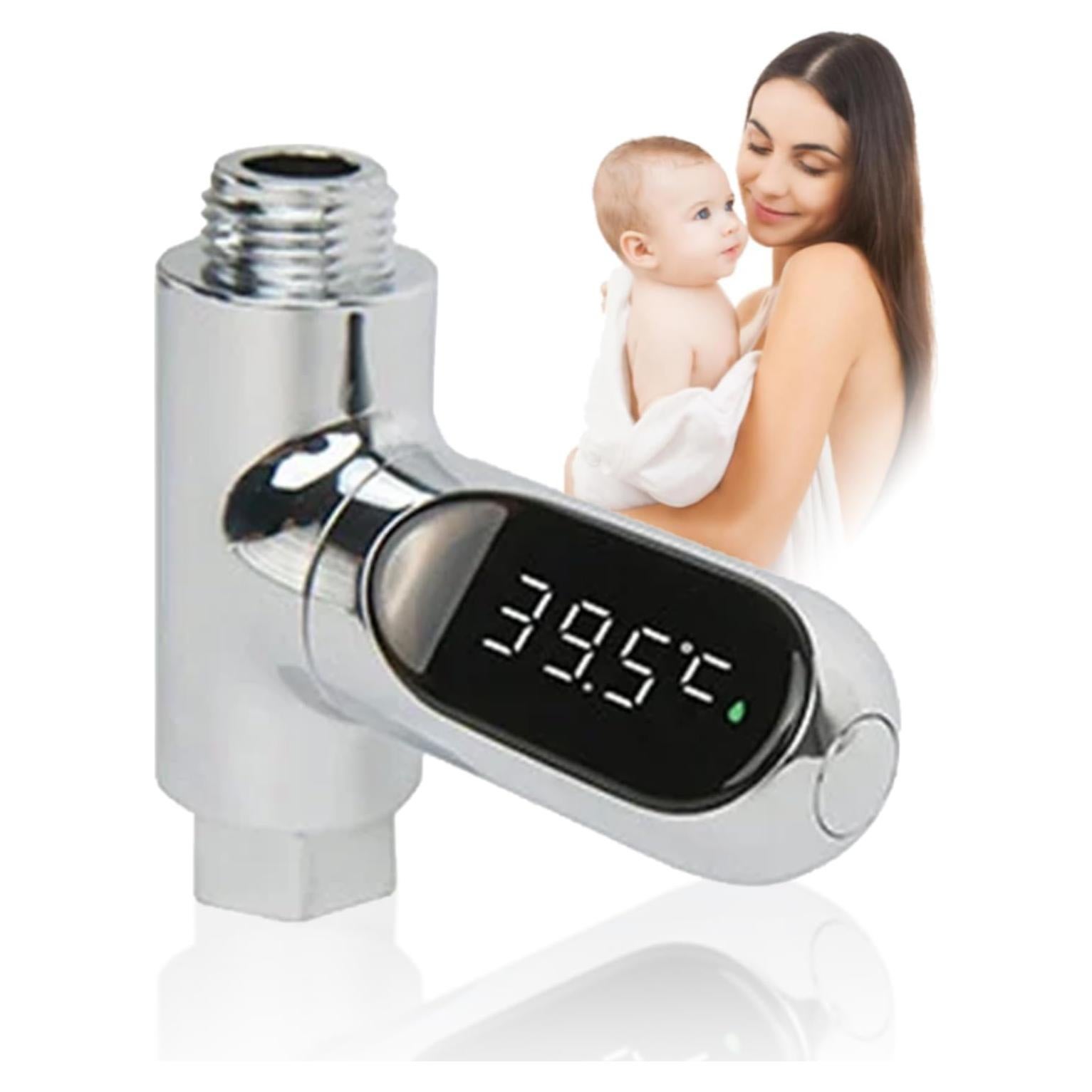 Termómetro Digital de Ducha Haomeiduo con Pantalla LED 360°