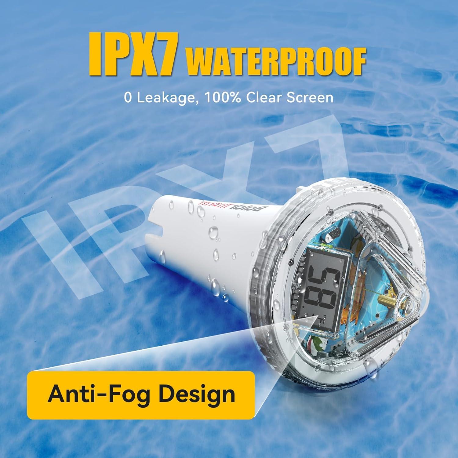 Termómetro de piscina digital BaldrTherm IPX7 310g