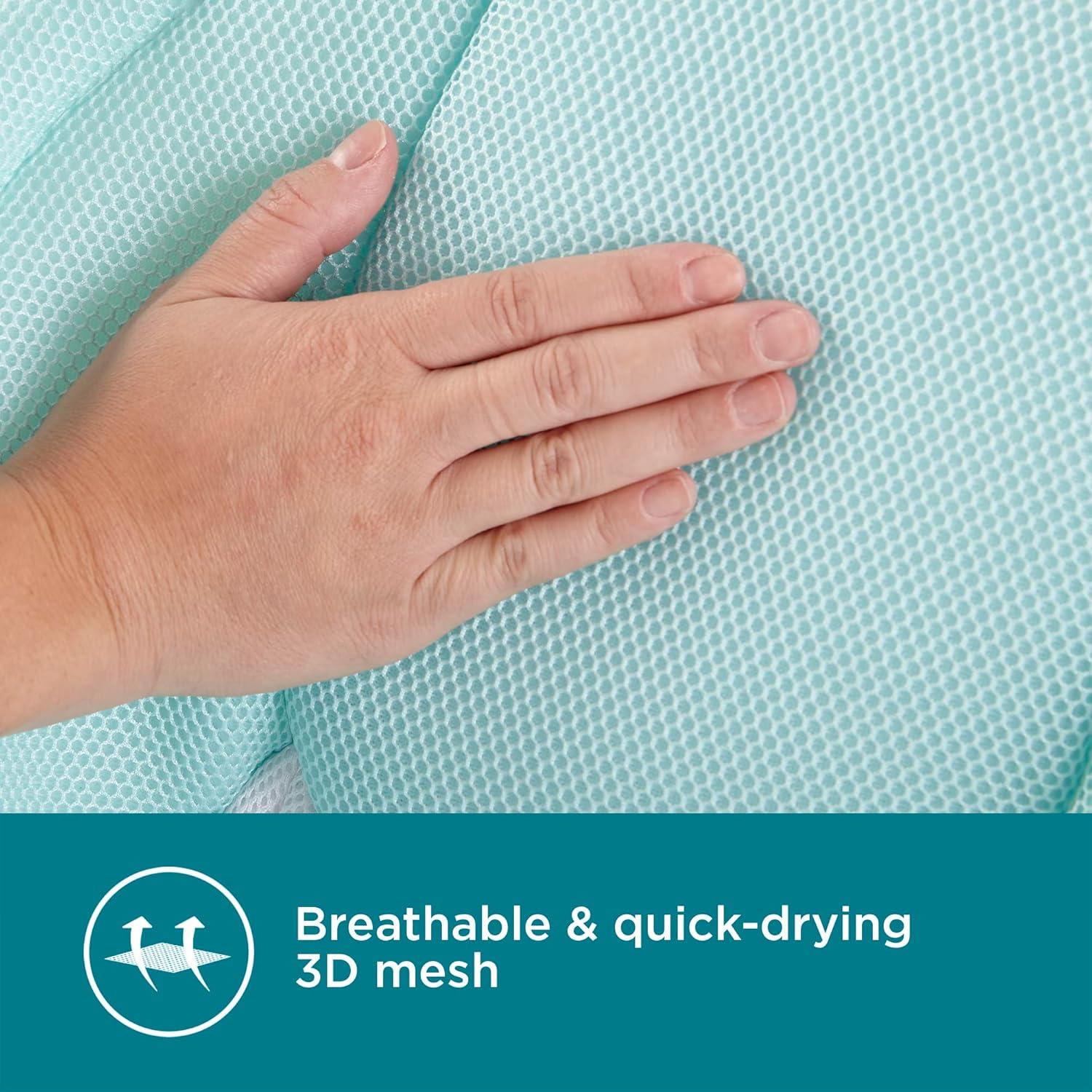 Asiento de Baño para Bebés Contours Cozy - Malla 3D, 0-6 meses