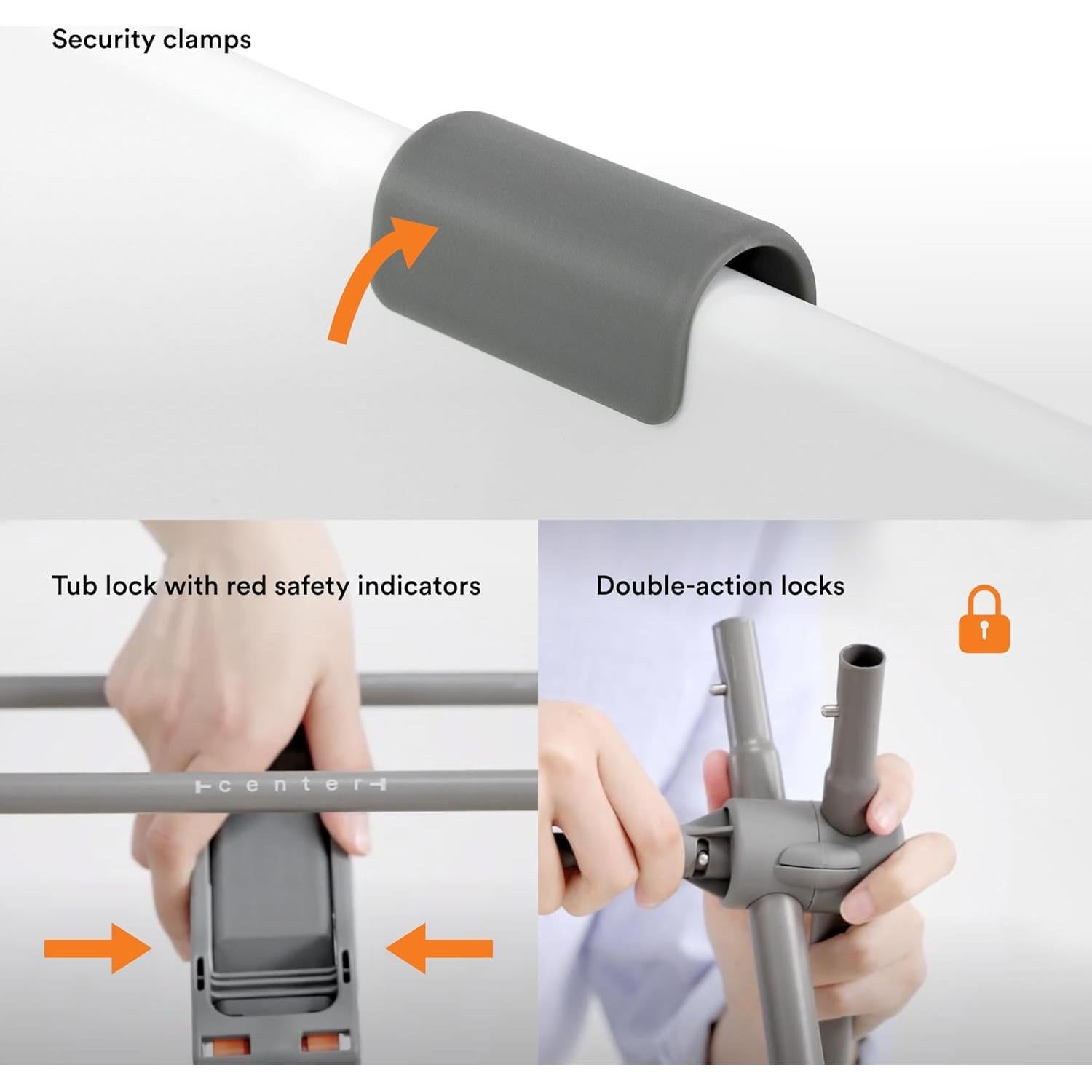 Soporte para Bañera de Bebé Stokke Flexi Bath Gris Plegable