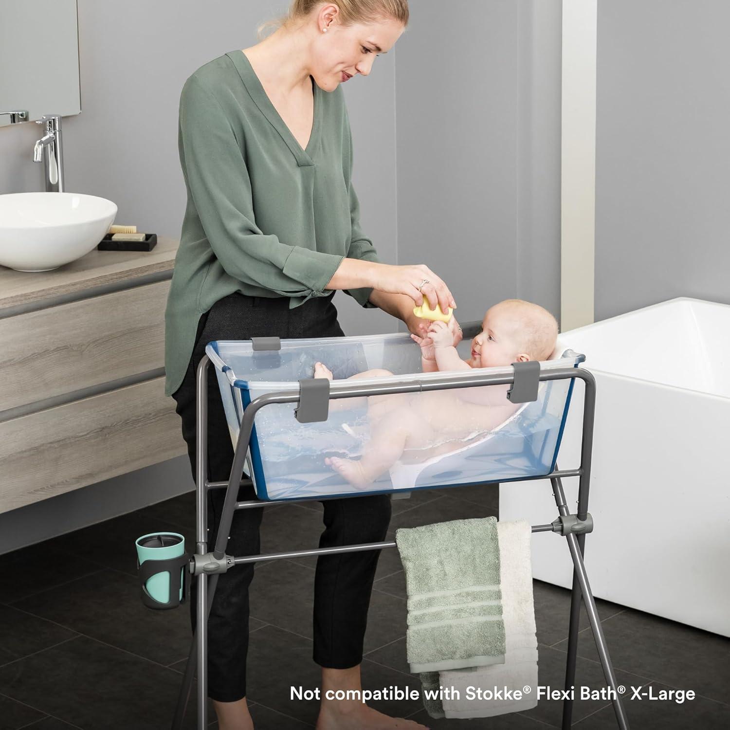 Soporte para Bañera de Bebé Stokke Flexi Bath Gris Plegable