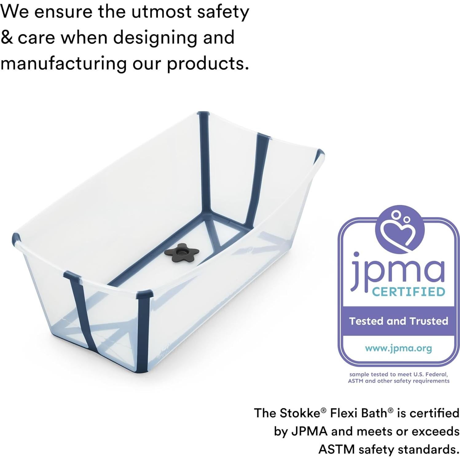 Soporte para Bañera de Bebé Stokke Flexi Bath Gris Plegable