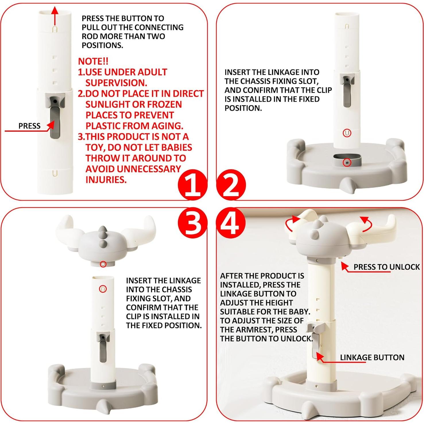 Soporte de Ducha para Bebés Verde Ajustable Antipellizco