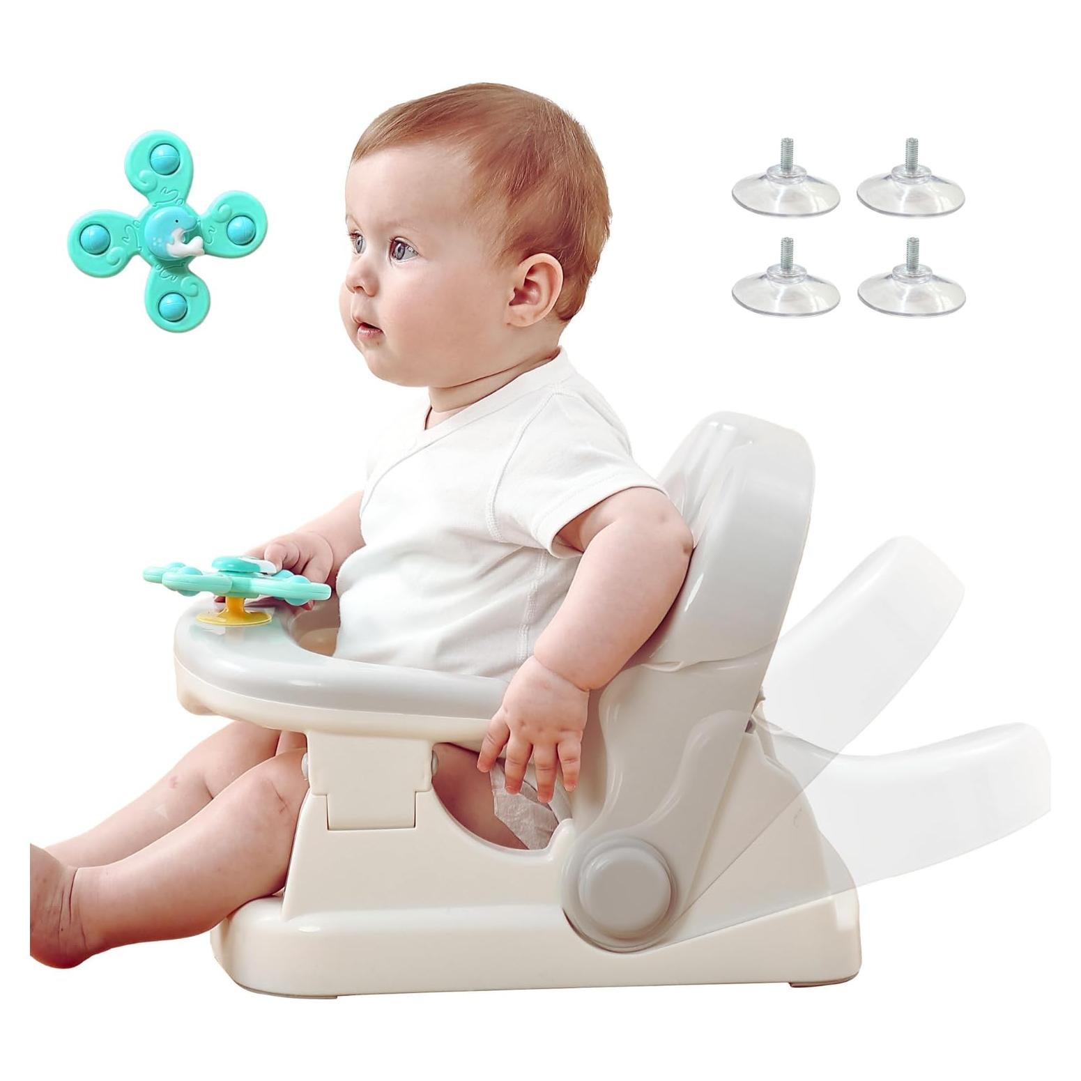 Asiento de Baño para Bebés Cuddobaby 3 en 1 Ajustable 360°