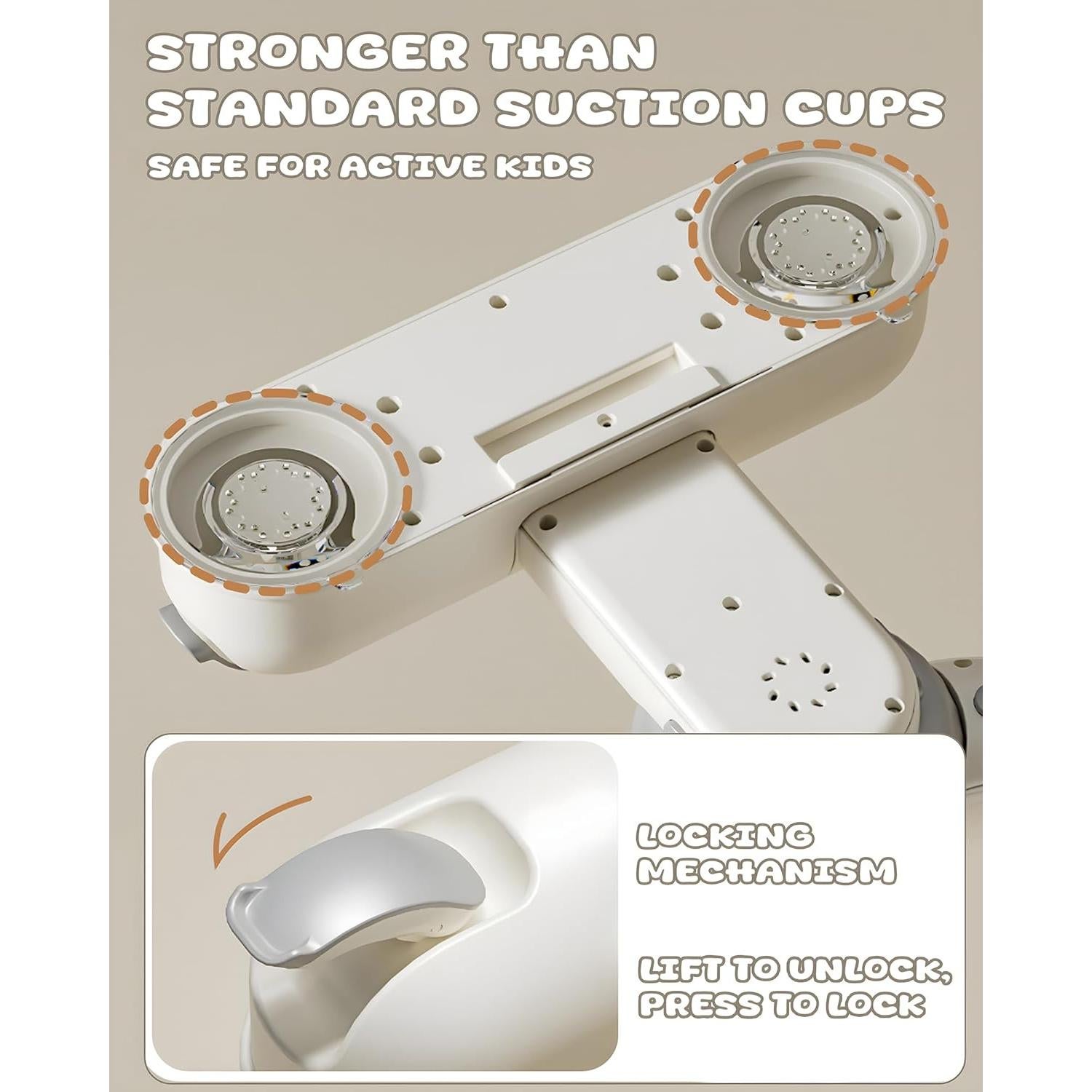 Soporte de Baño Ajustable para Bebés XZJ-BASIC - Plástico ABS