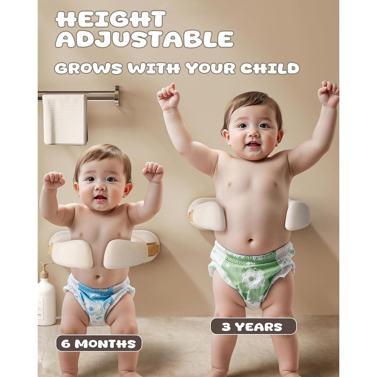 Soporte de Baño Ajustable para Bebés XZJ-BASIC - Plástico ABS