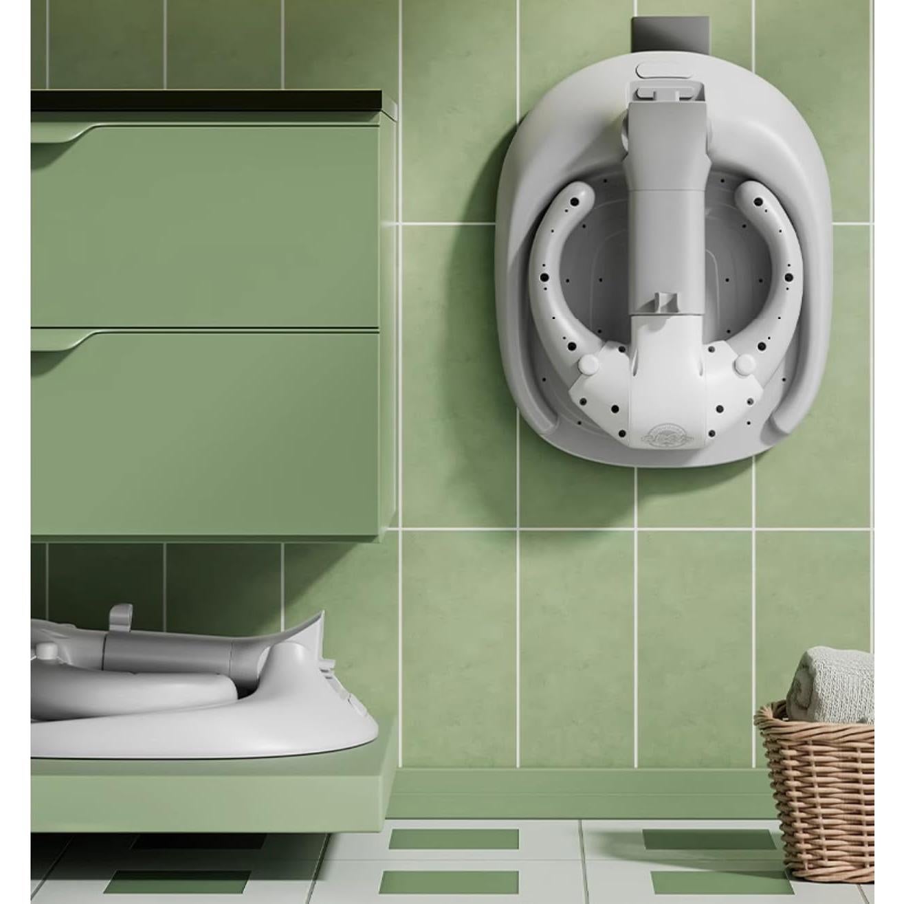 Soporte de Ducha para Bebés PandaEar Ajustable Antideslizante