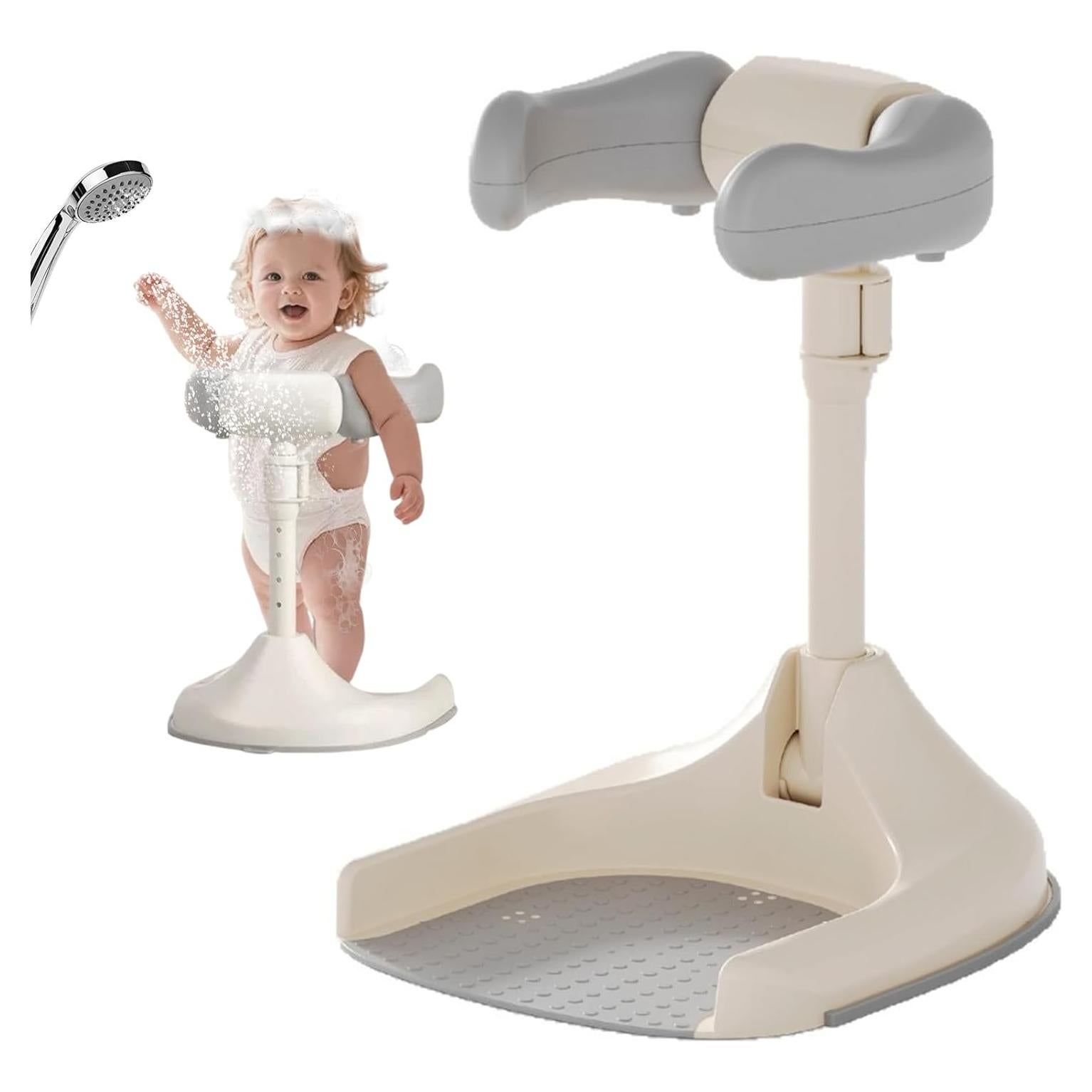 Soporte de Baño Ajustable para Bebés 6-60 Meses con Respaldo
