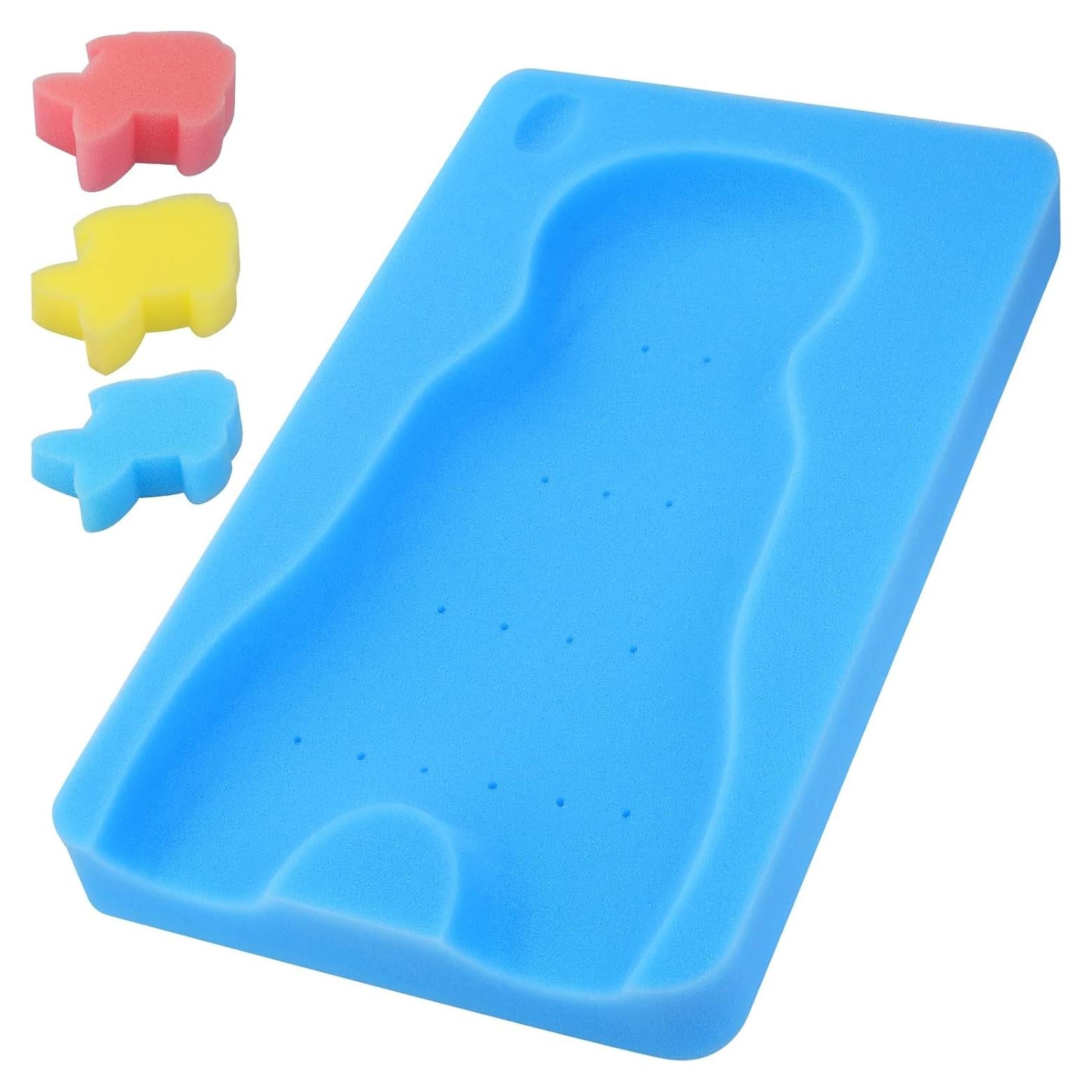 Cojín de Baño para Bebés KECUCO Azul 49x31.5cm Espuma Suave
