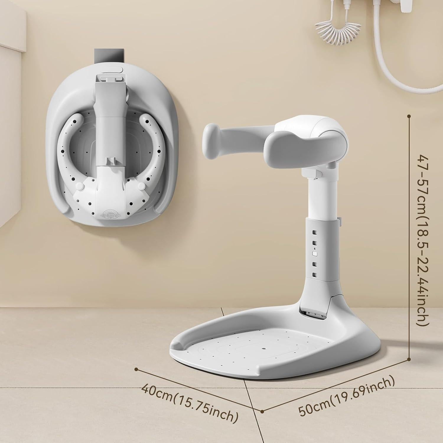 Soporte de Ducha Ajustable para Bebés Hebei Duoduohani Gris