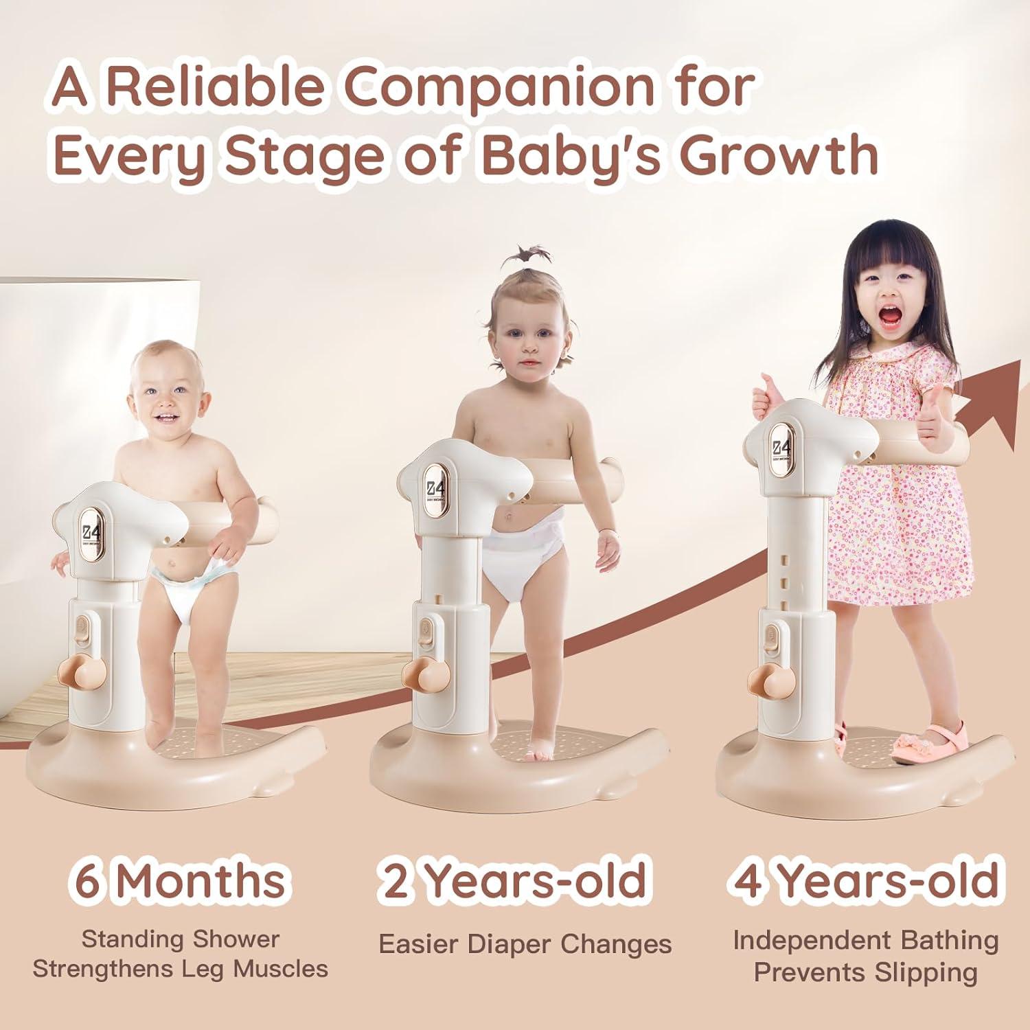 Soporte de Baño Ergonómico ZADBP para Bebés 6-36 meses