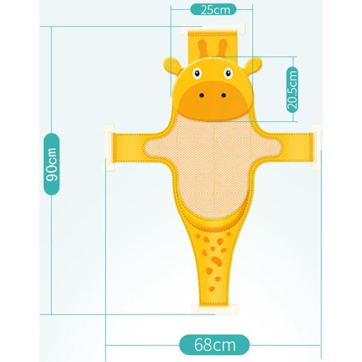Soporte de Baño Ajustable Malla Antideslizante Bebé