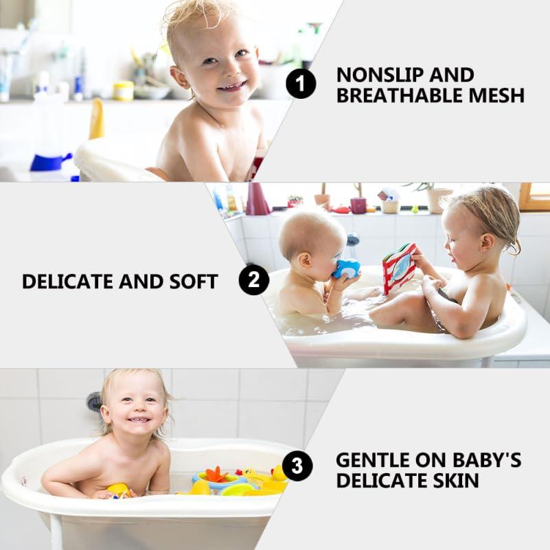 Soporte de Baño Ajustable Malla Antideslizante Bebé