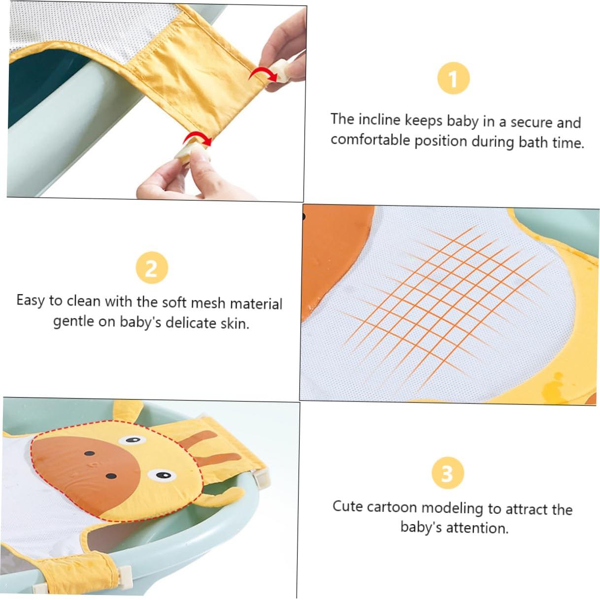 Soporte de Baño Ajustable Malla Antideslizante Bebé