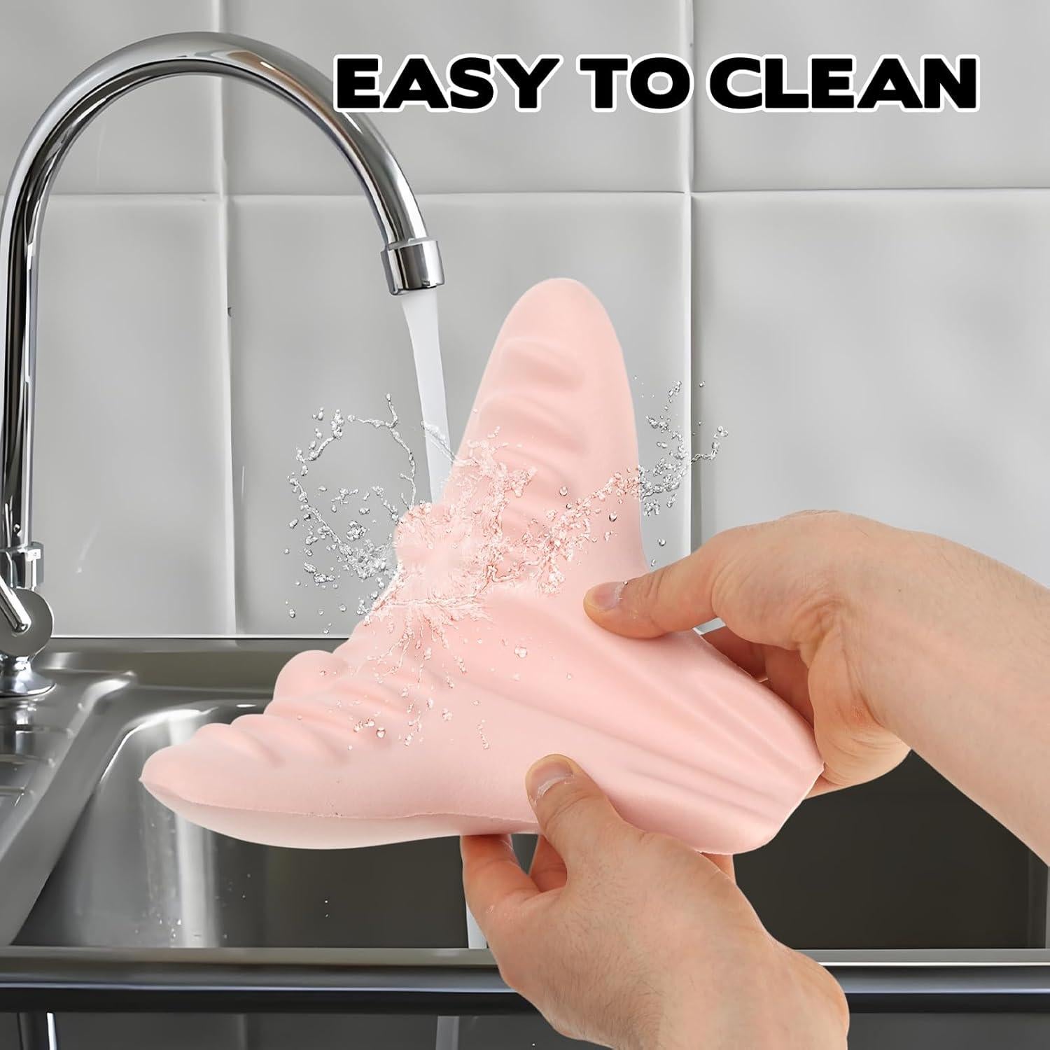 Estación de Lavado de Cabello Portátil para Niños - Almohada de Cuello Rosa