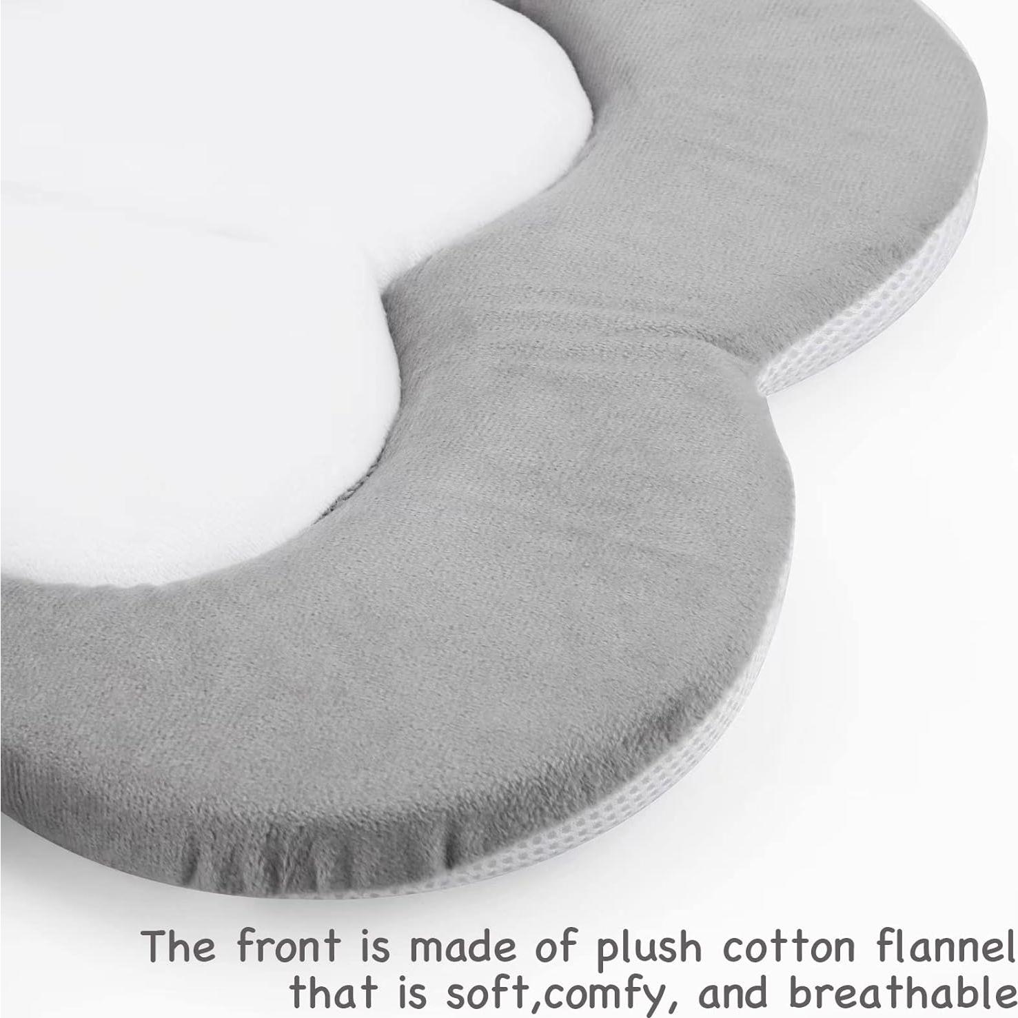 Almohadilla de Baño para Bebés PandaEar - Flor Gris 88.9 cm