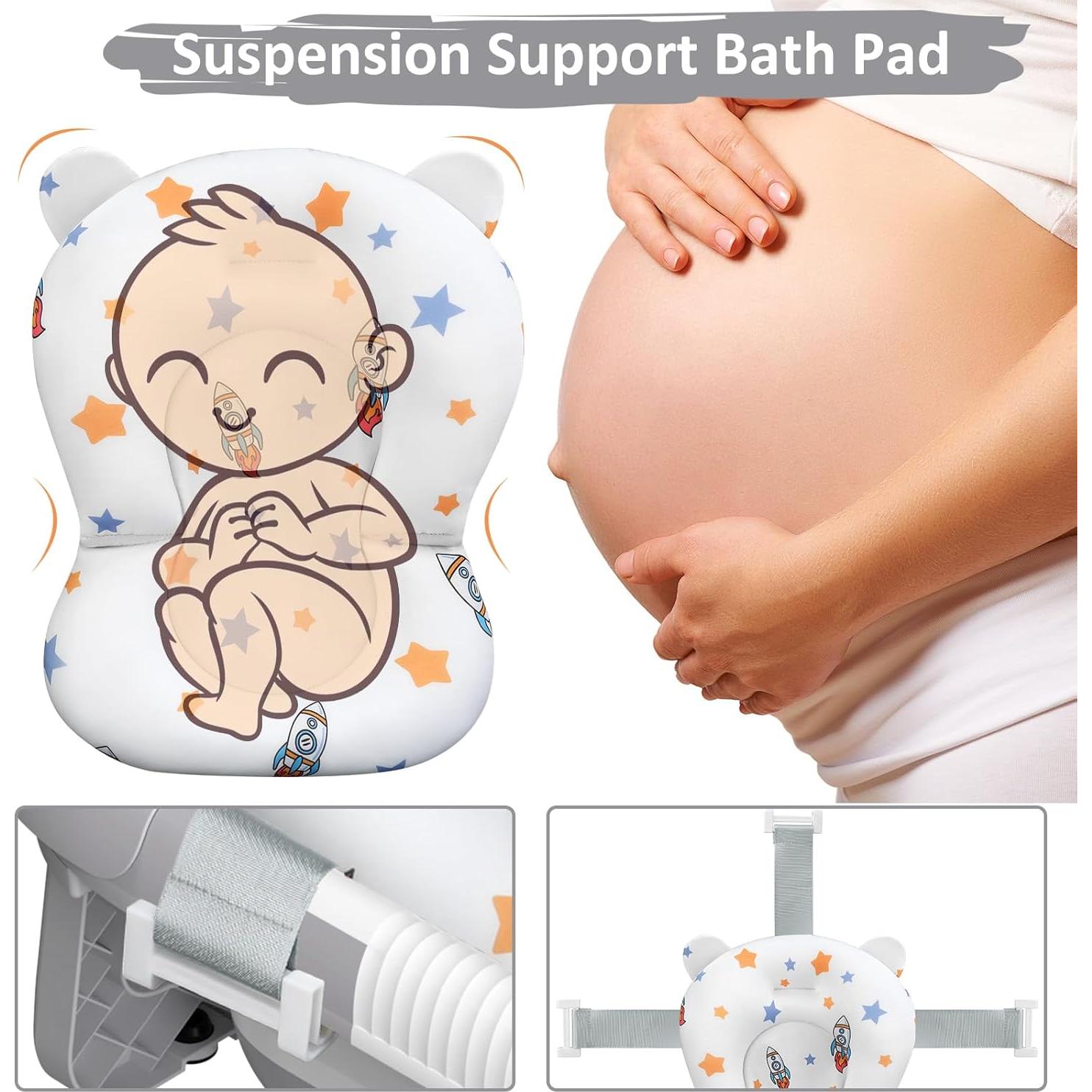 Bañera Plegable para Bebés Reeple con Cojín y Sensor de Temperatura