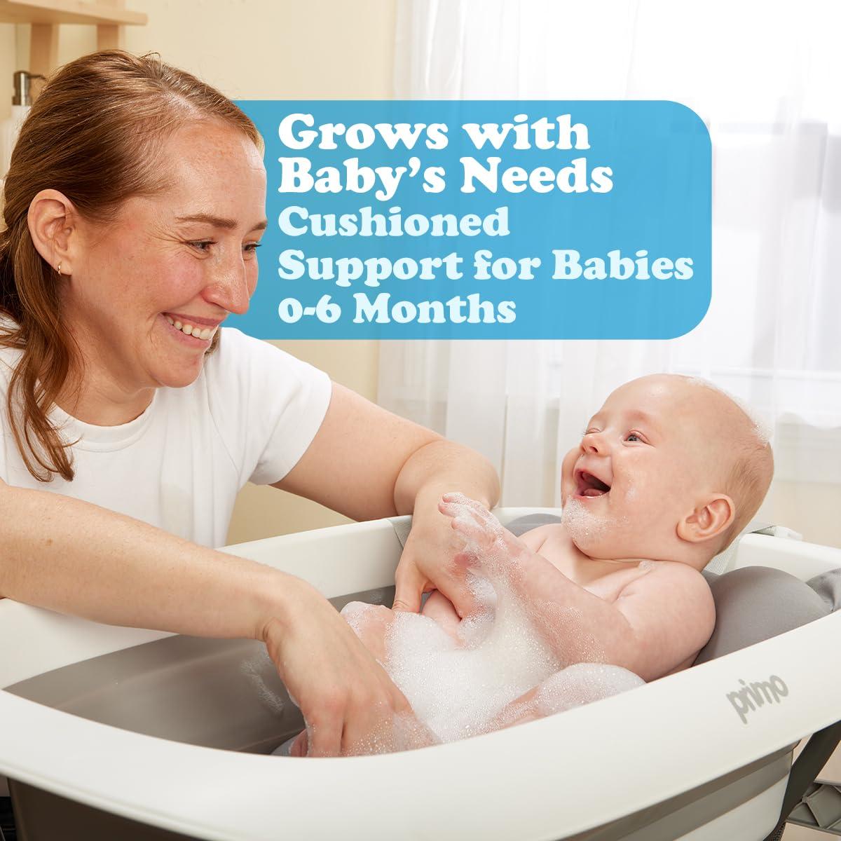 Bañera Plegable para Bebés Primo SquishSplash con Soporte Ergonómico