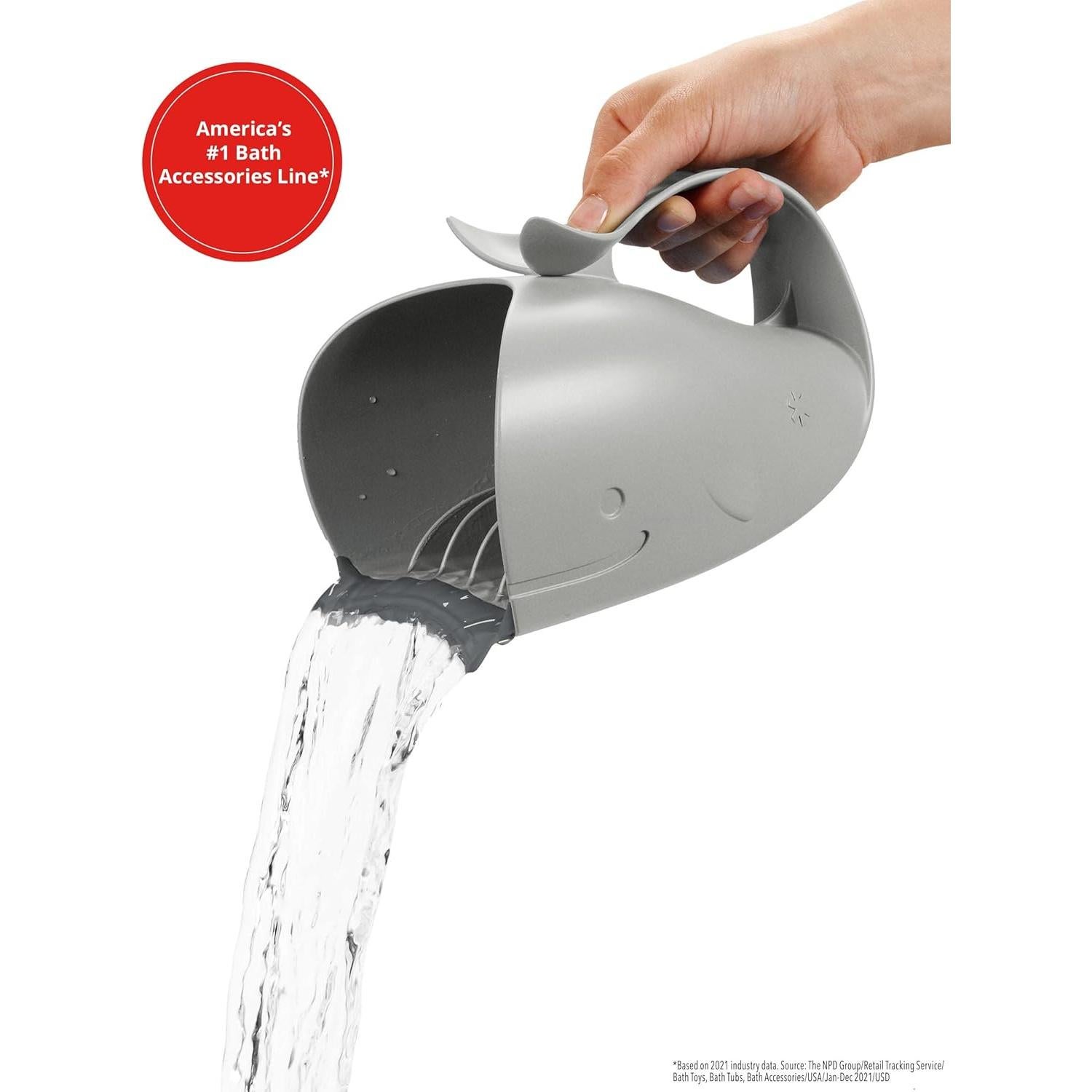 Taza de Enjuague Skip Hop MOBY Gris 710 mL Sin Lloros