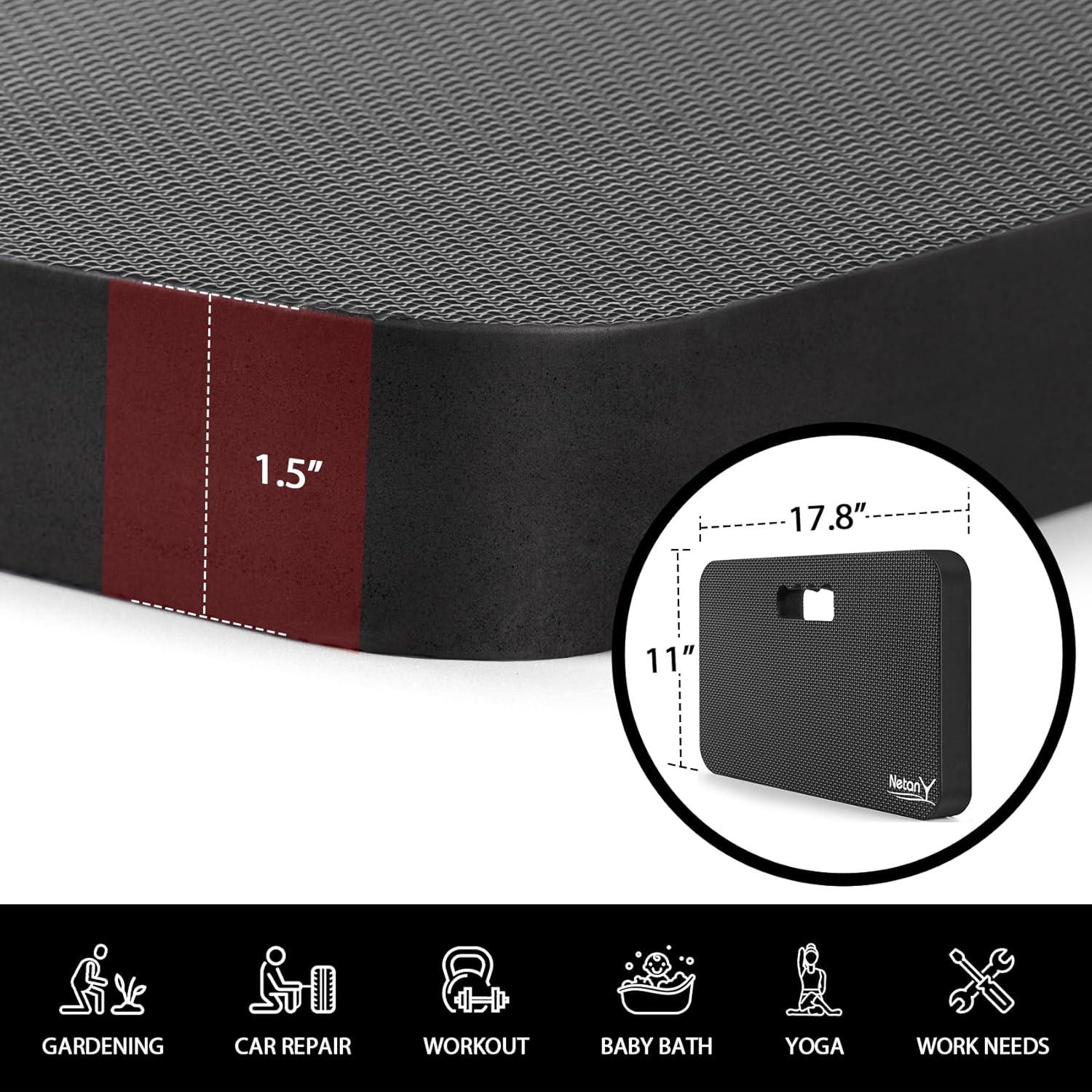 Almohadilla de Rodillas Extra Gruesa NETANY 2 Piezas 44.7x27.9cm